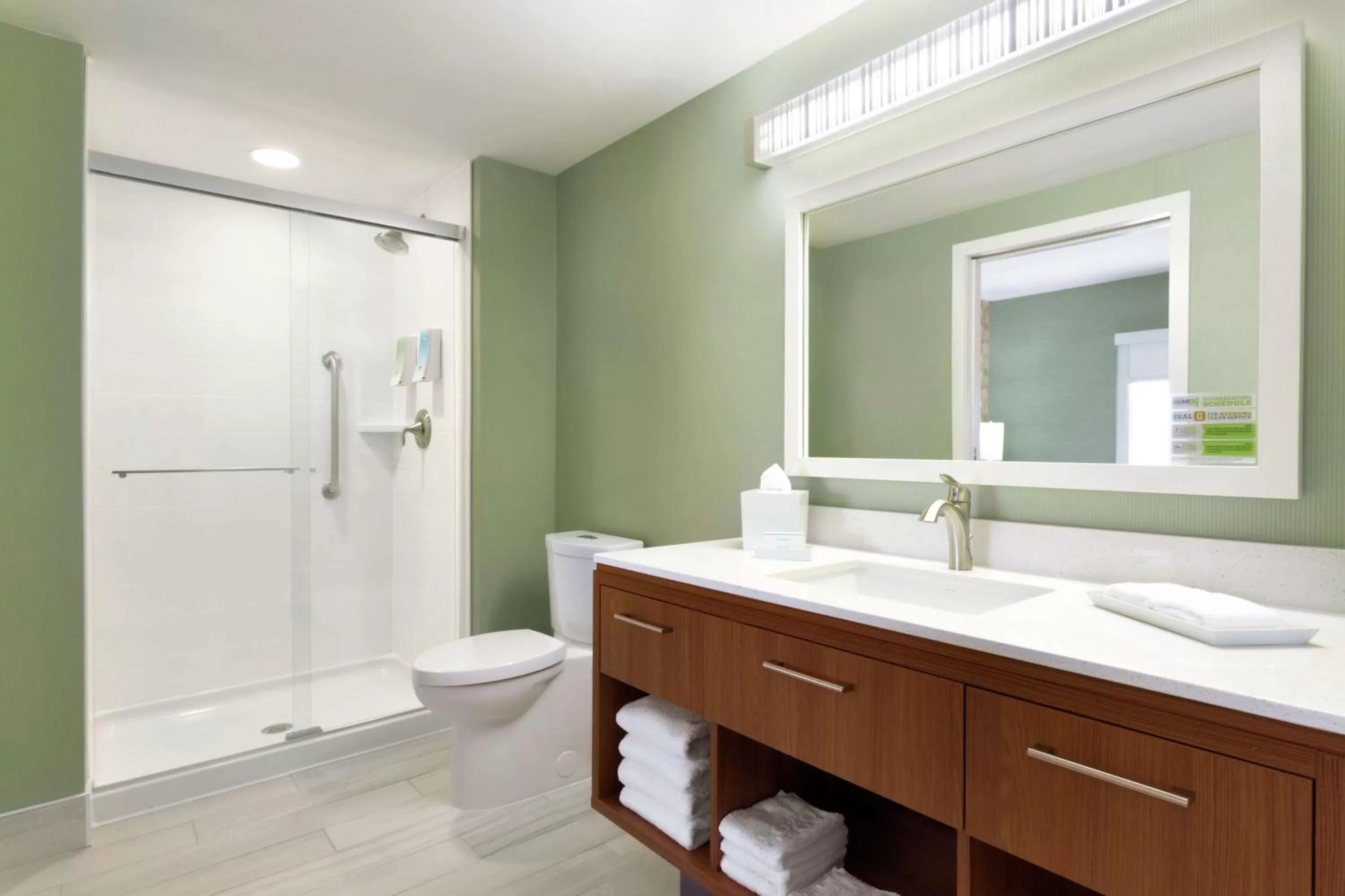Bathroom in Home2 Suites by Hilton Milton Ontario