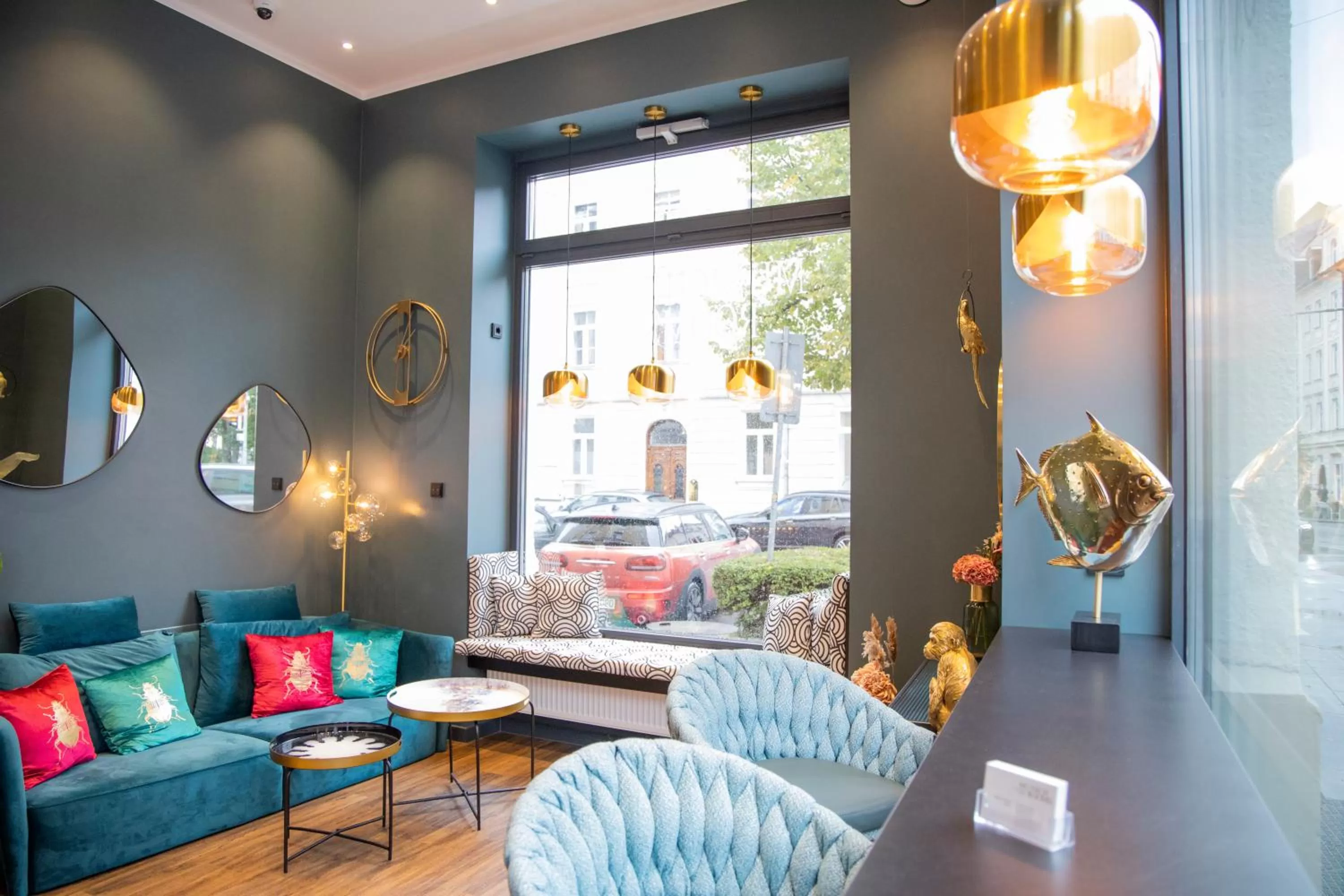 Lobby or reception in Munich Rooms Hotel