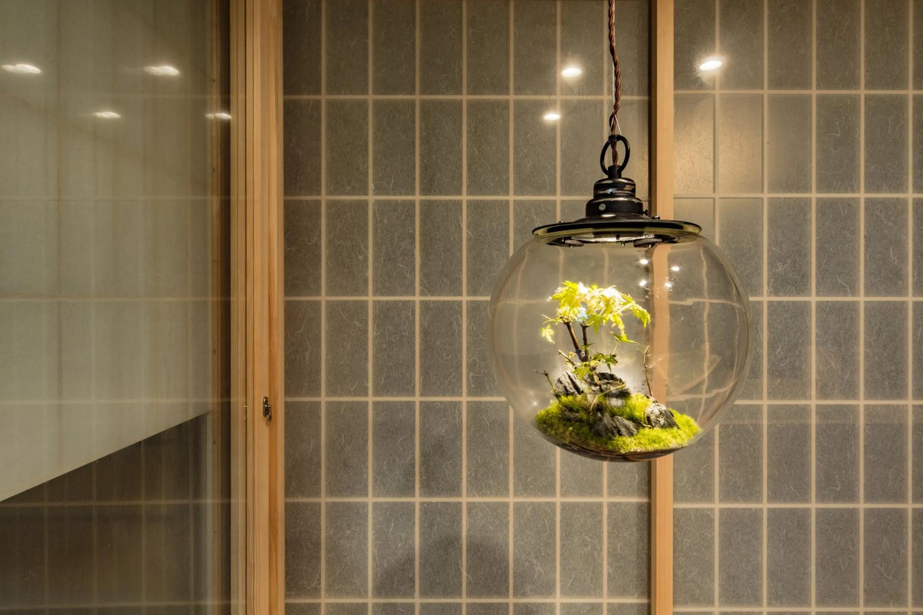 Decorative detail in Kyoto Nanzenji Ryokan Yachiyo Established in 1915