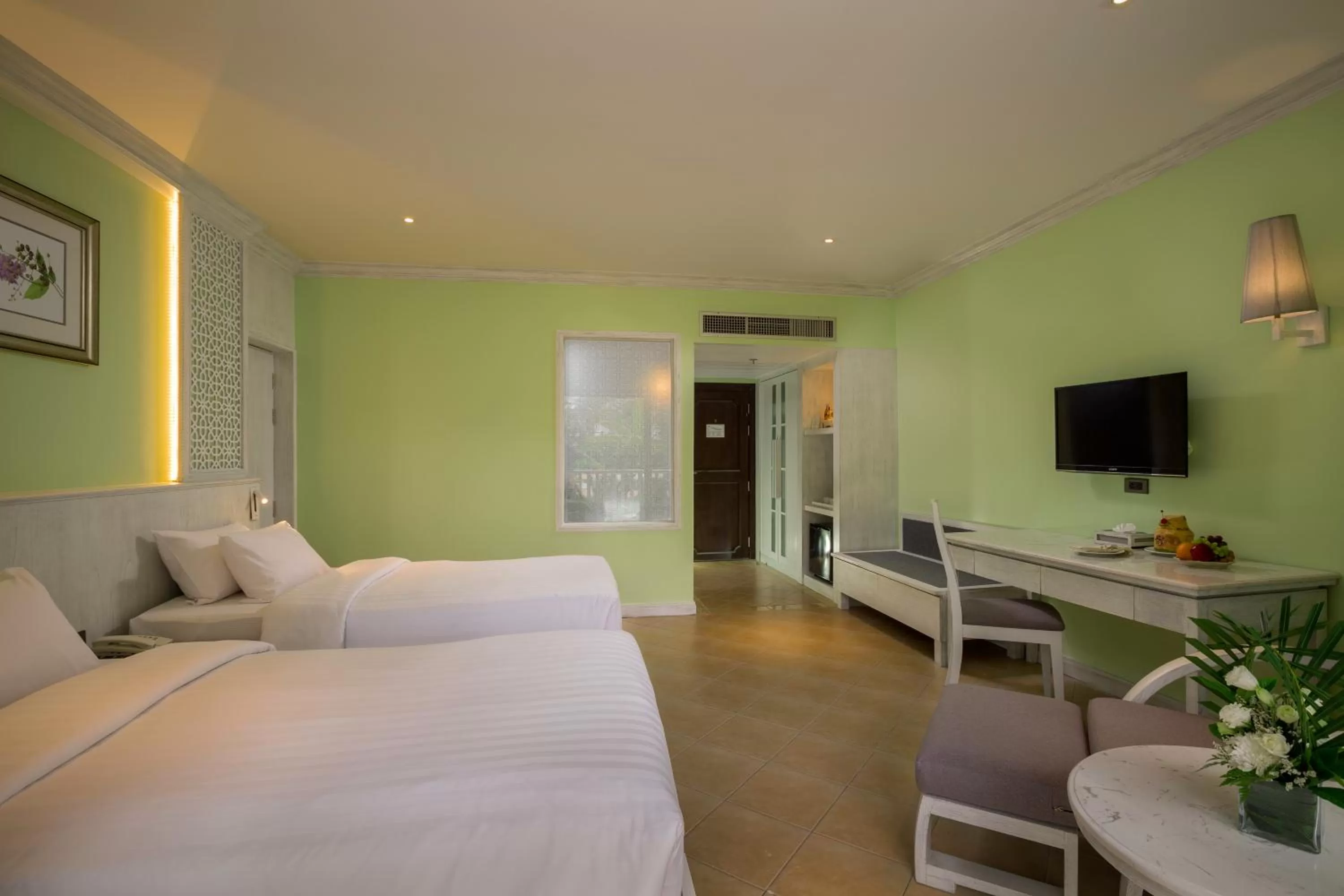 TV and multimedia, Bed in Aonang Villa Resort I Beach Front