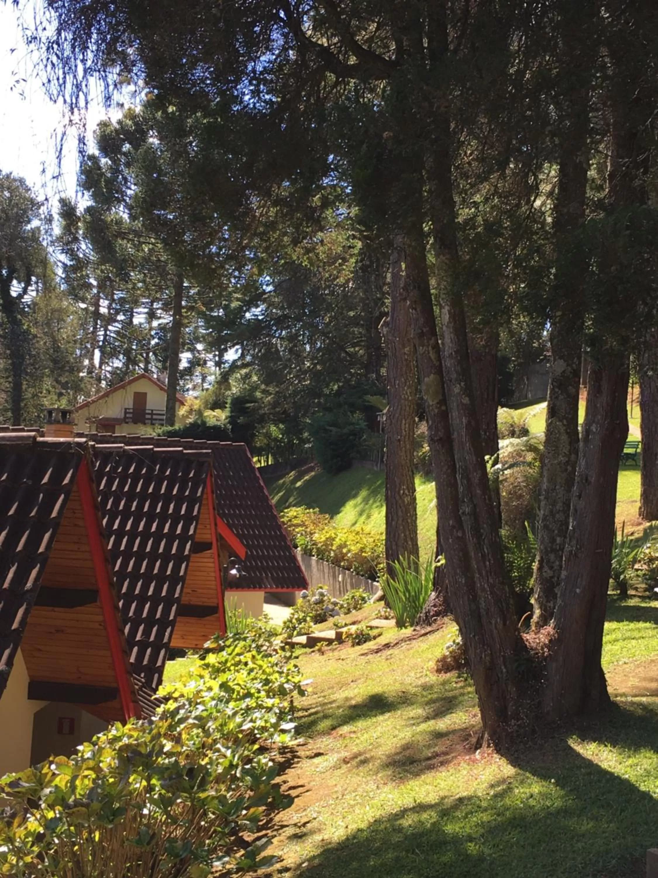 Garden view in Pousada Aguia da Montanha