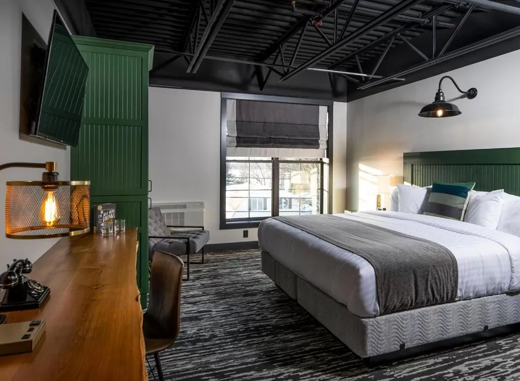 Bed in Cantilever Hotel, Trademark Collection by Wyndham