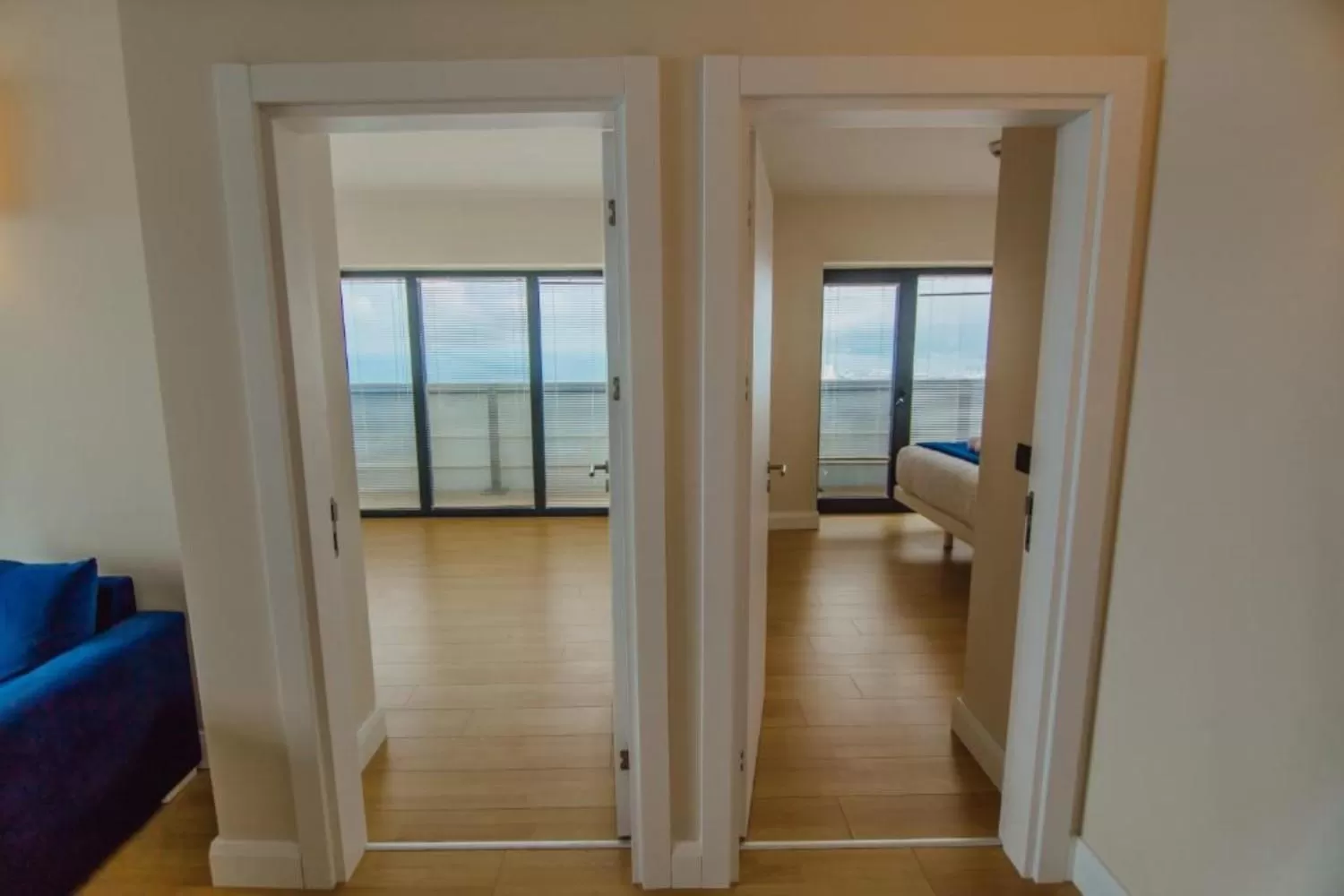 Bed, Sea View in Special Apartments In Orbi City Batumi