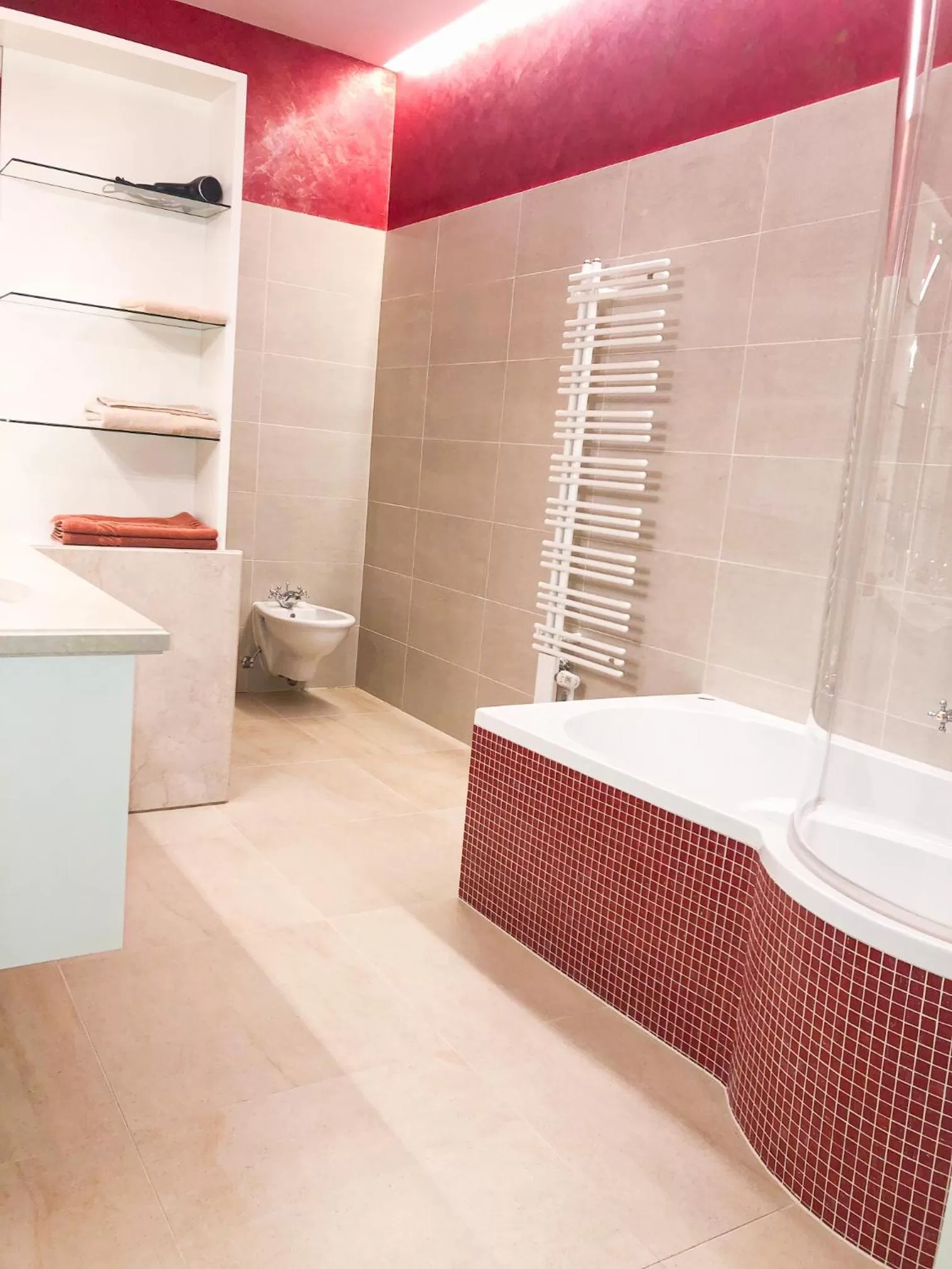 Shower in Die Schmiede