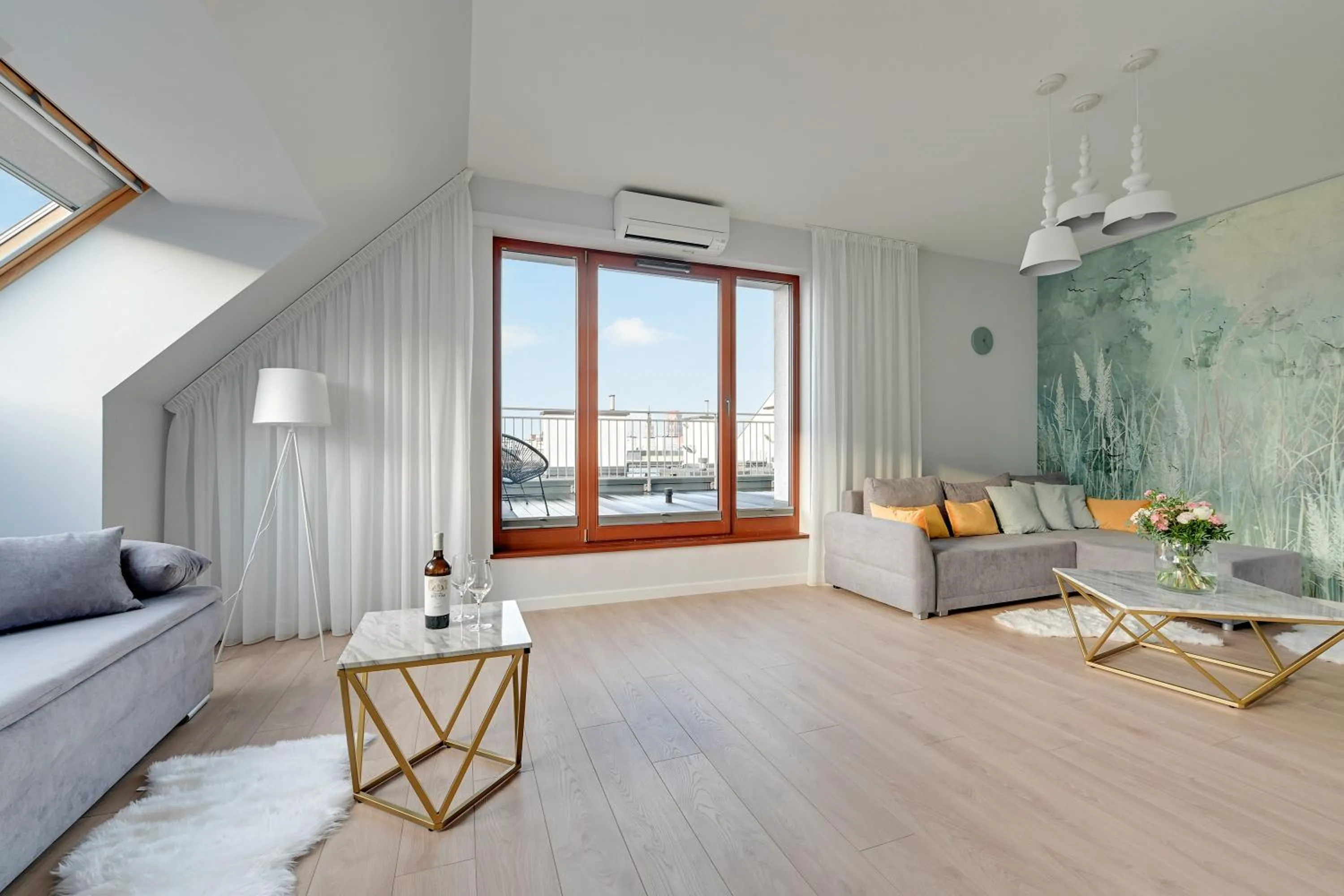 Living room in GRANO APARTMENTS Gdańsk Motława SPA & Wellness