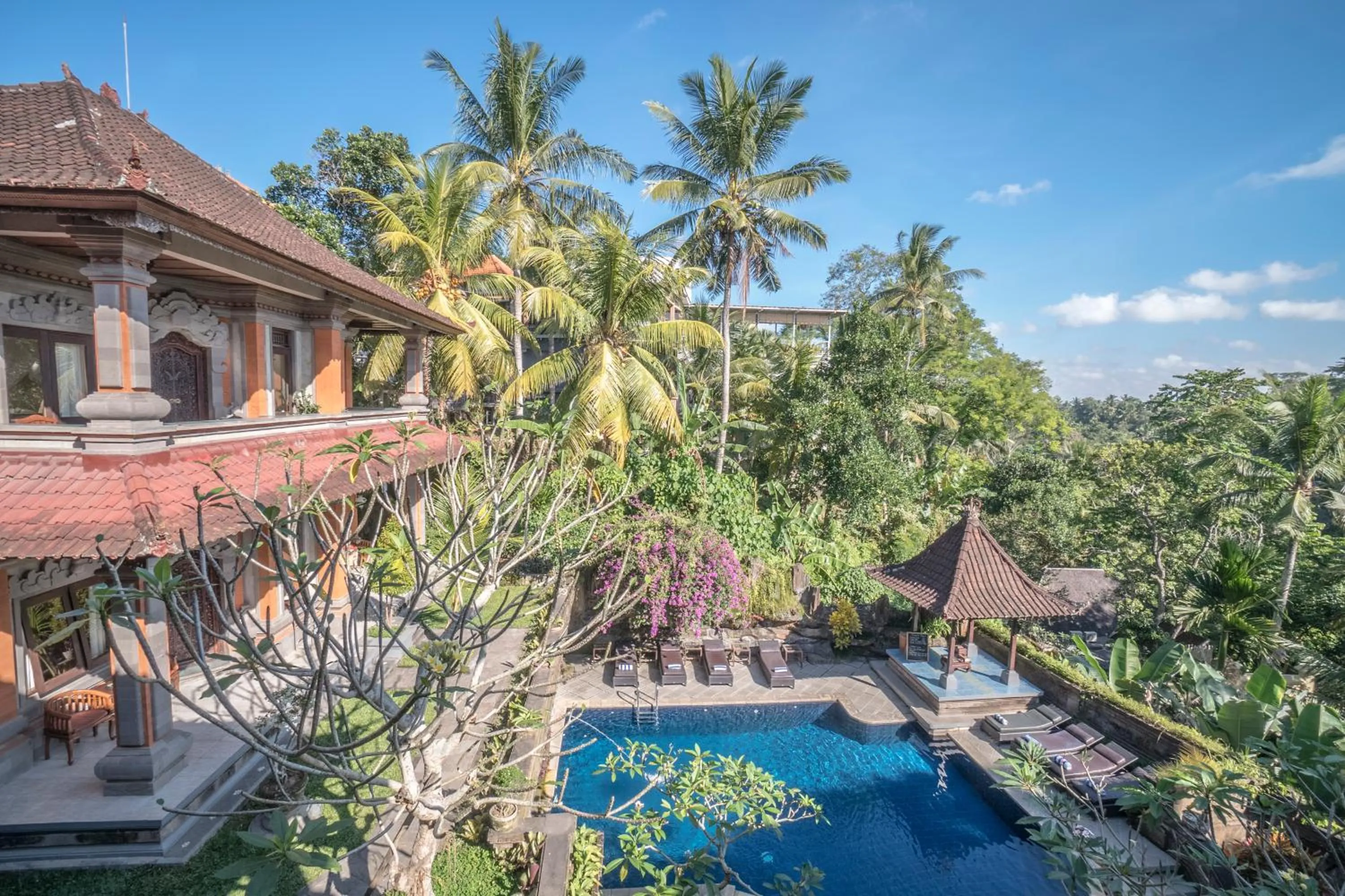Pool view in Nick's Hidden Cottages by Mahaputra-CHSE Certified