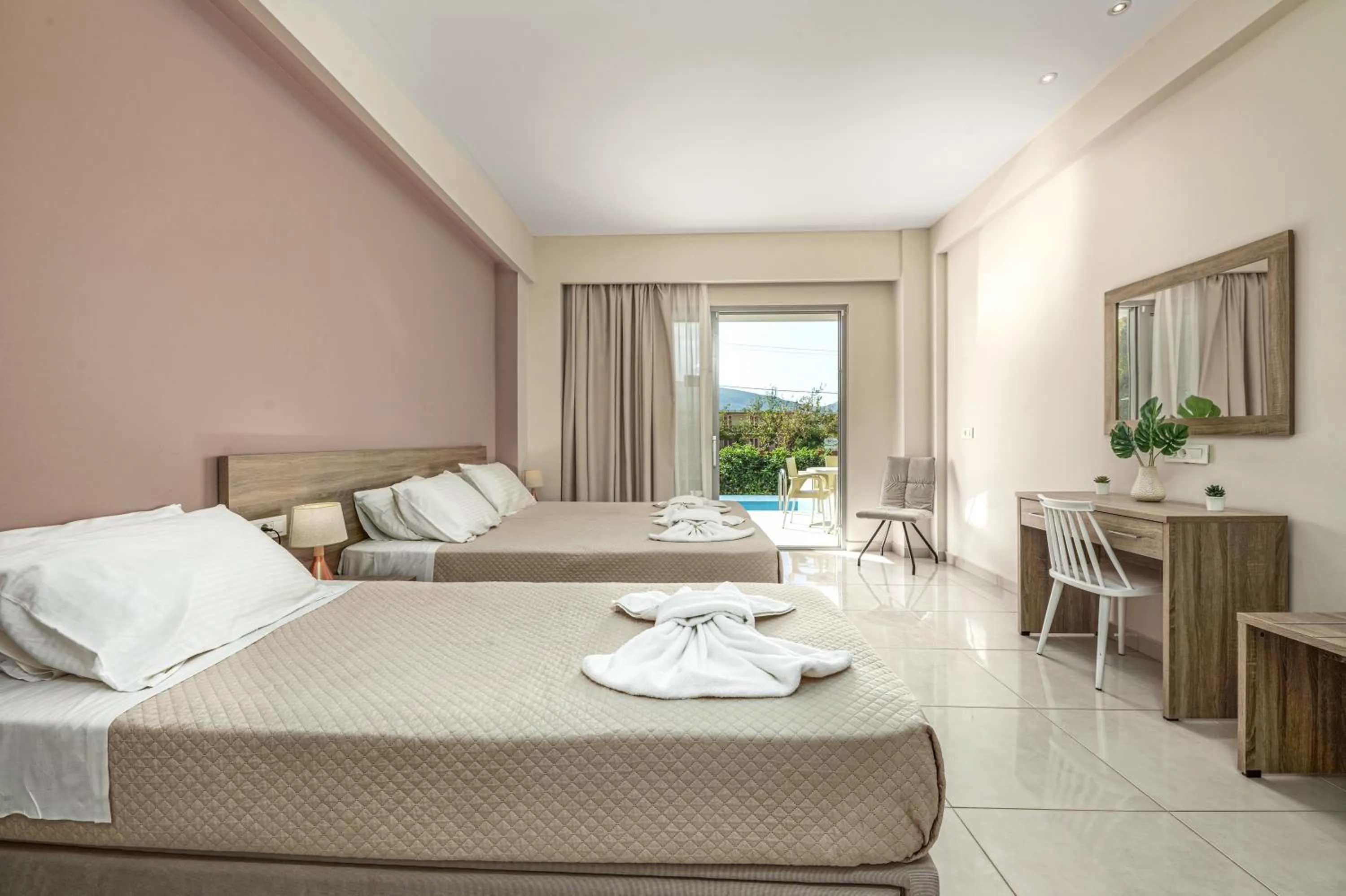 Photo of the whole room, Bed in Poseidon Beach Hotel