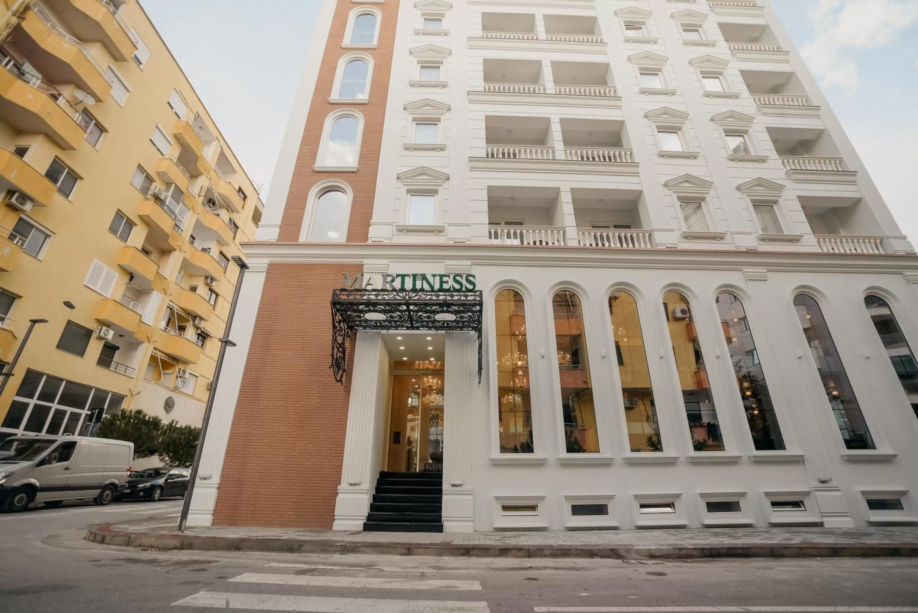 Facade/entrance in Martiness Hotel Durres