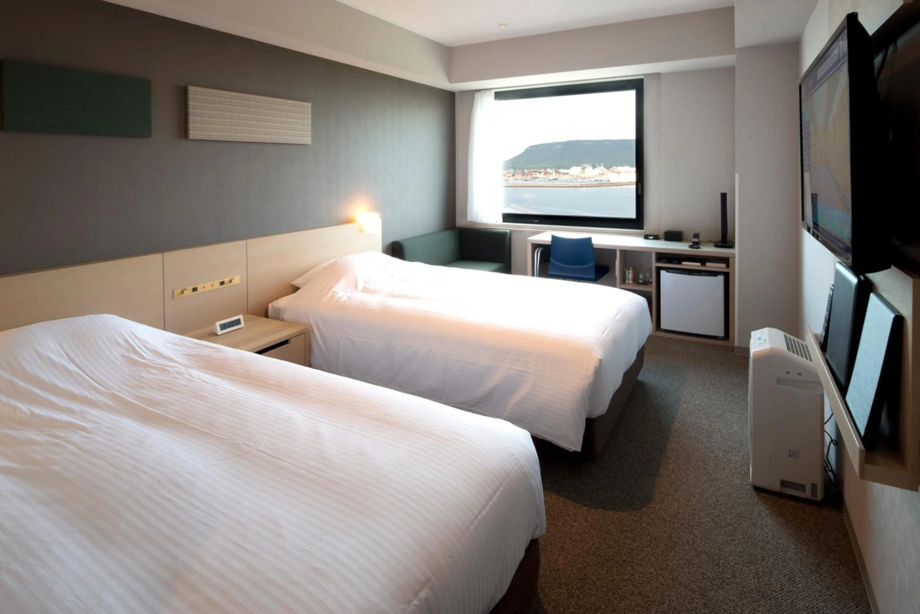Photo of the whole room, Bed in JR Clement Inn Takamatsu