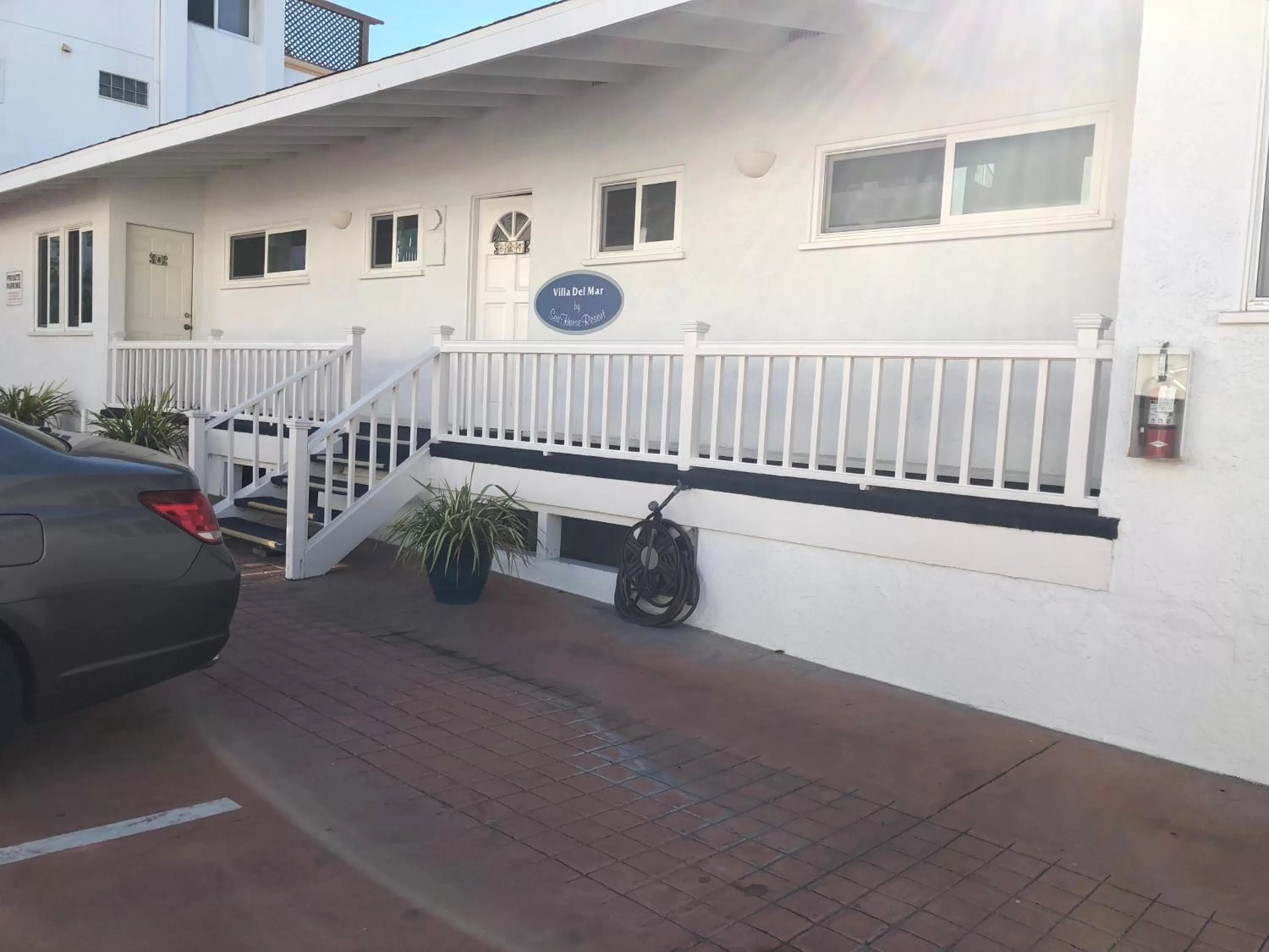 Facade/entrance in Sea Horse Resort