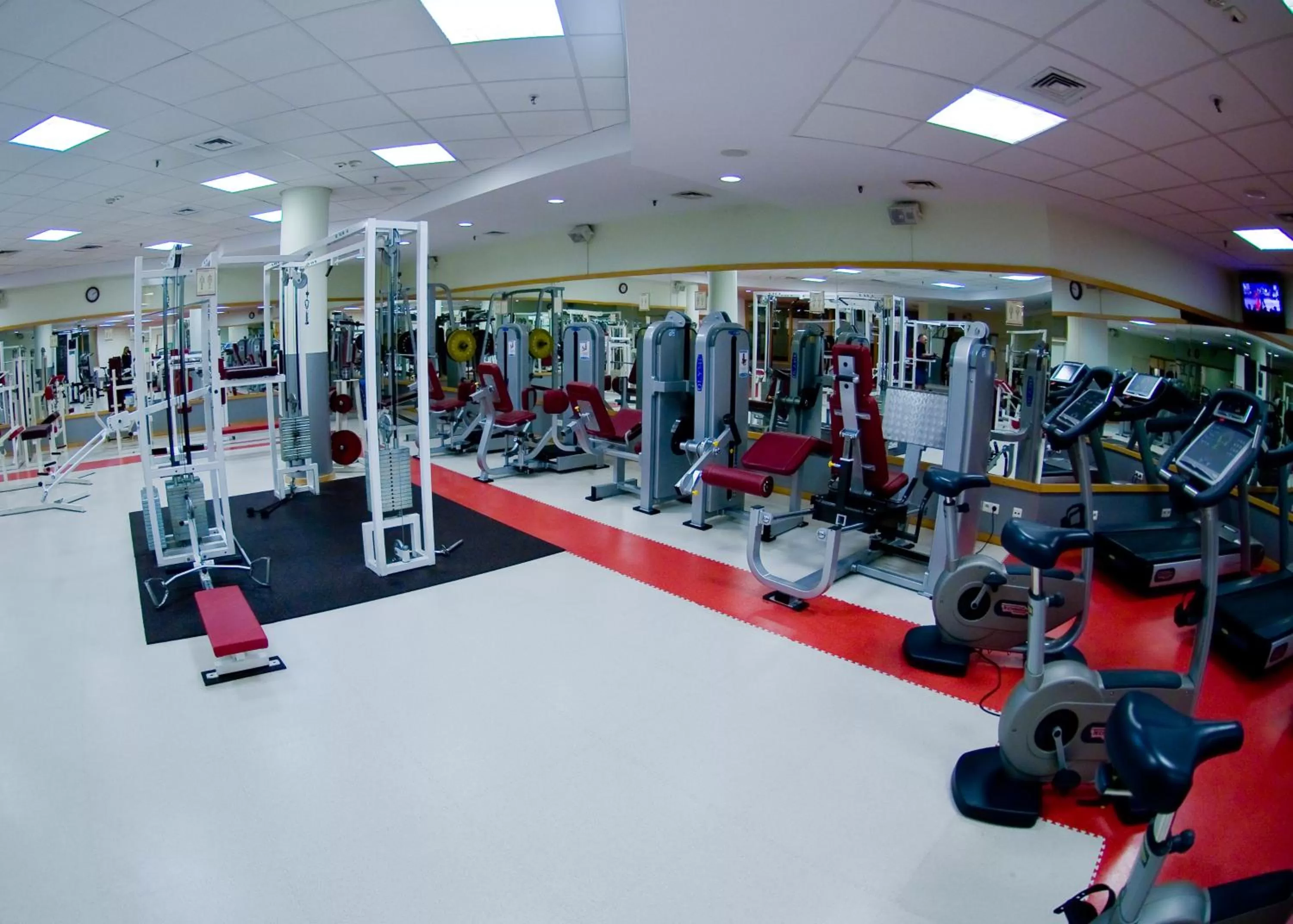 Fitness centre/facilities in Radisson Blu Szczecin