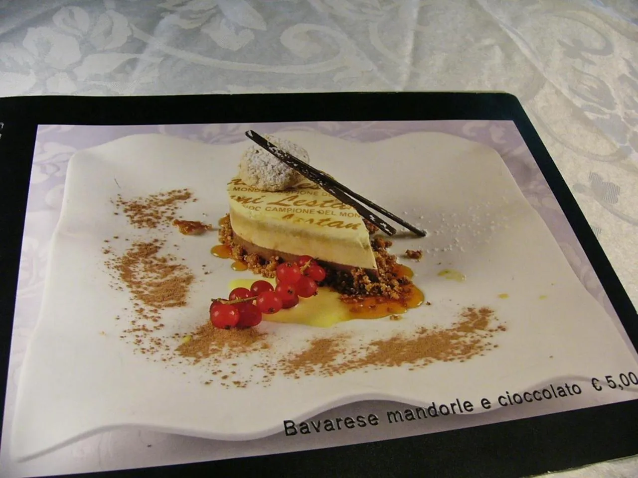 Food close-up in Hotel Serena