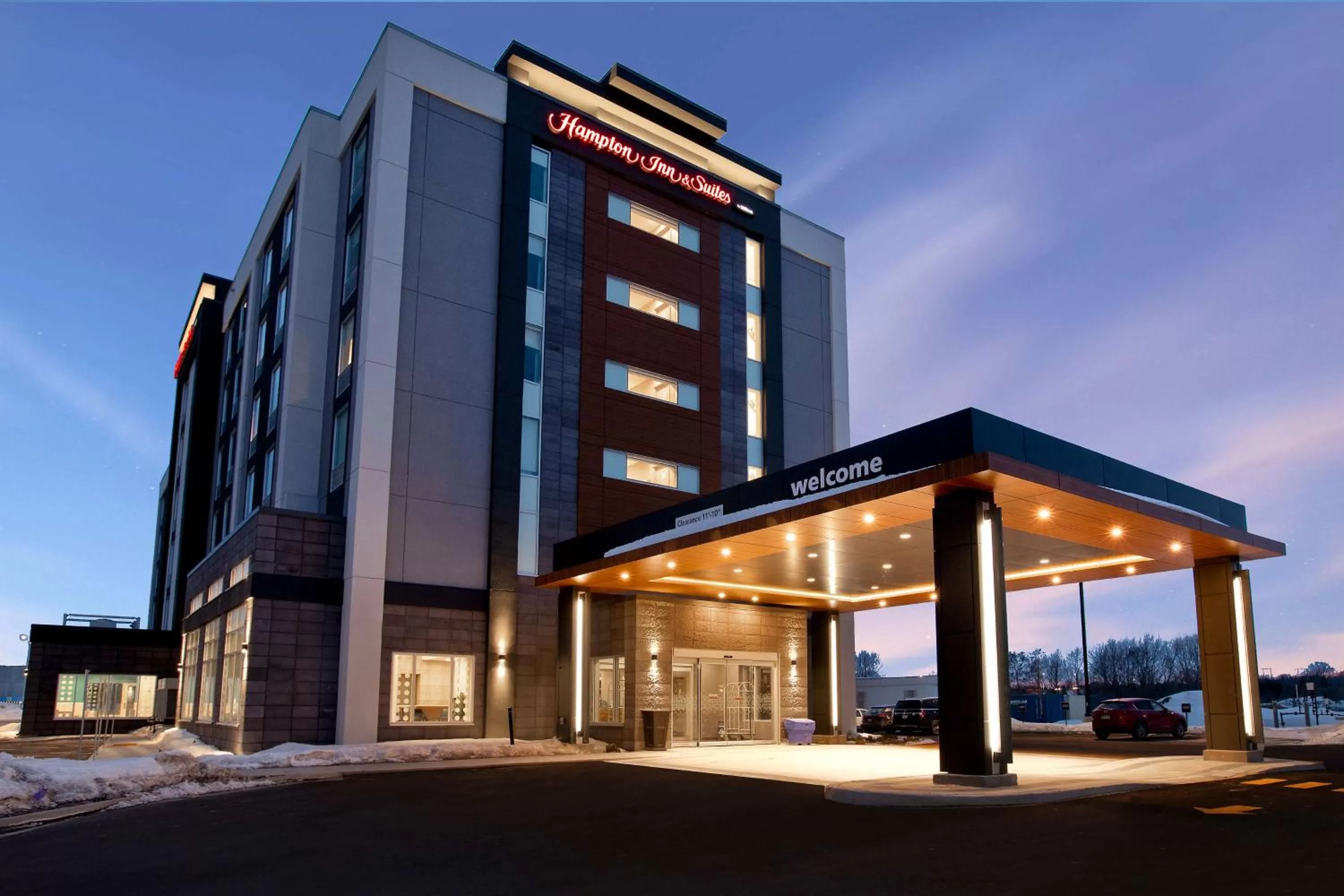 Property building in Hampton Inn & Suites Ottawa West, Ontario, Canada