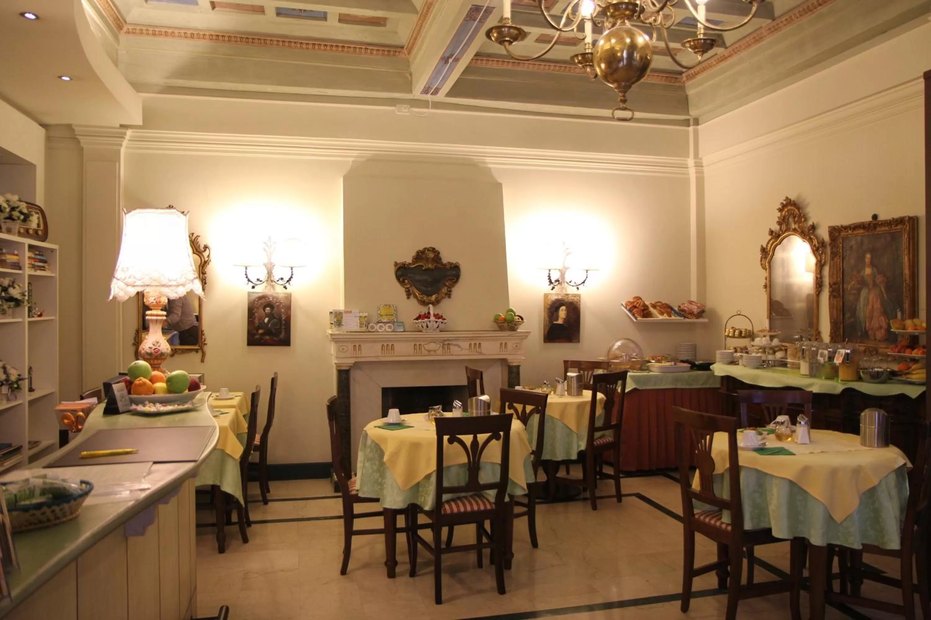 Restaurant/places to eat in Alloro B&B