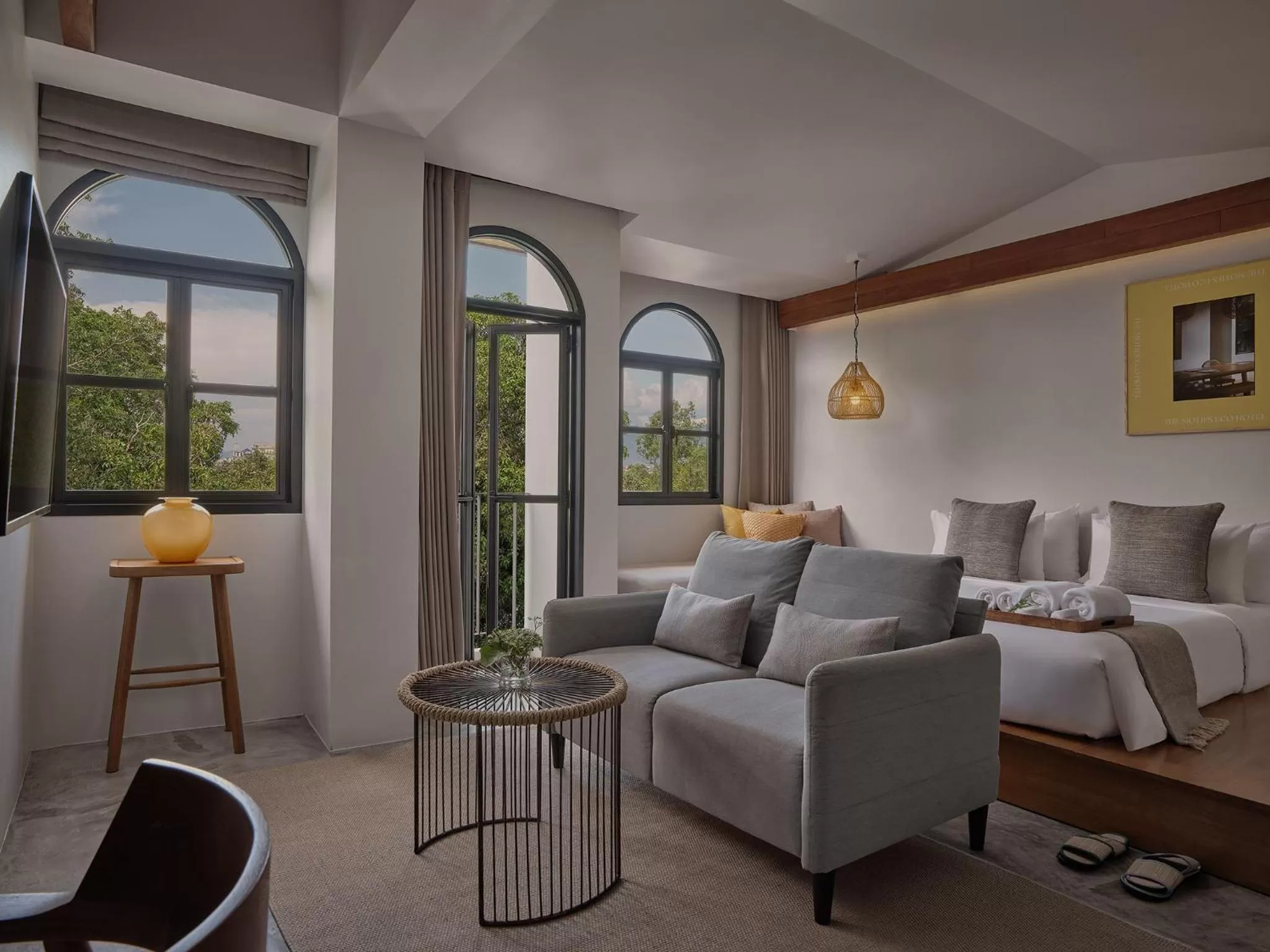 Bed in The Motifs Eco Hotel - SHA Extra Plus