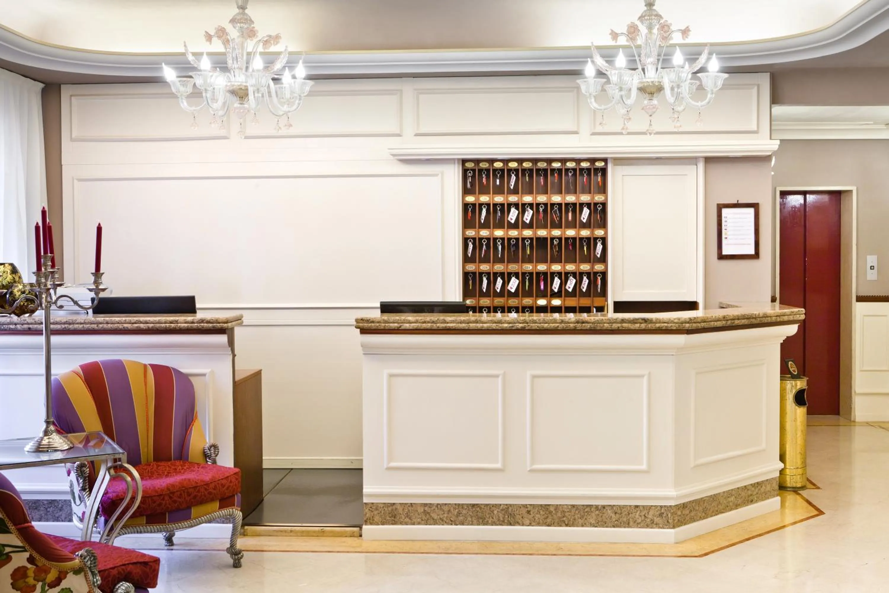 Lobby or reception in Hotel Ducale