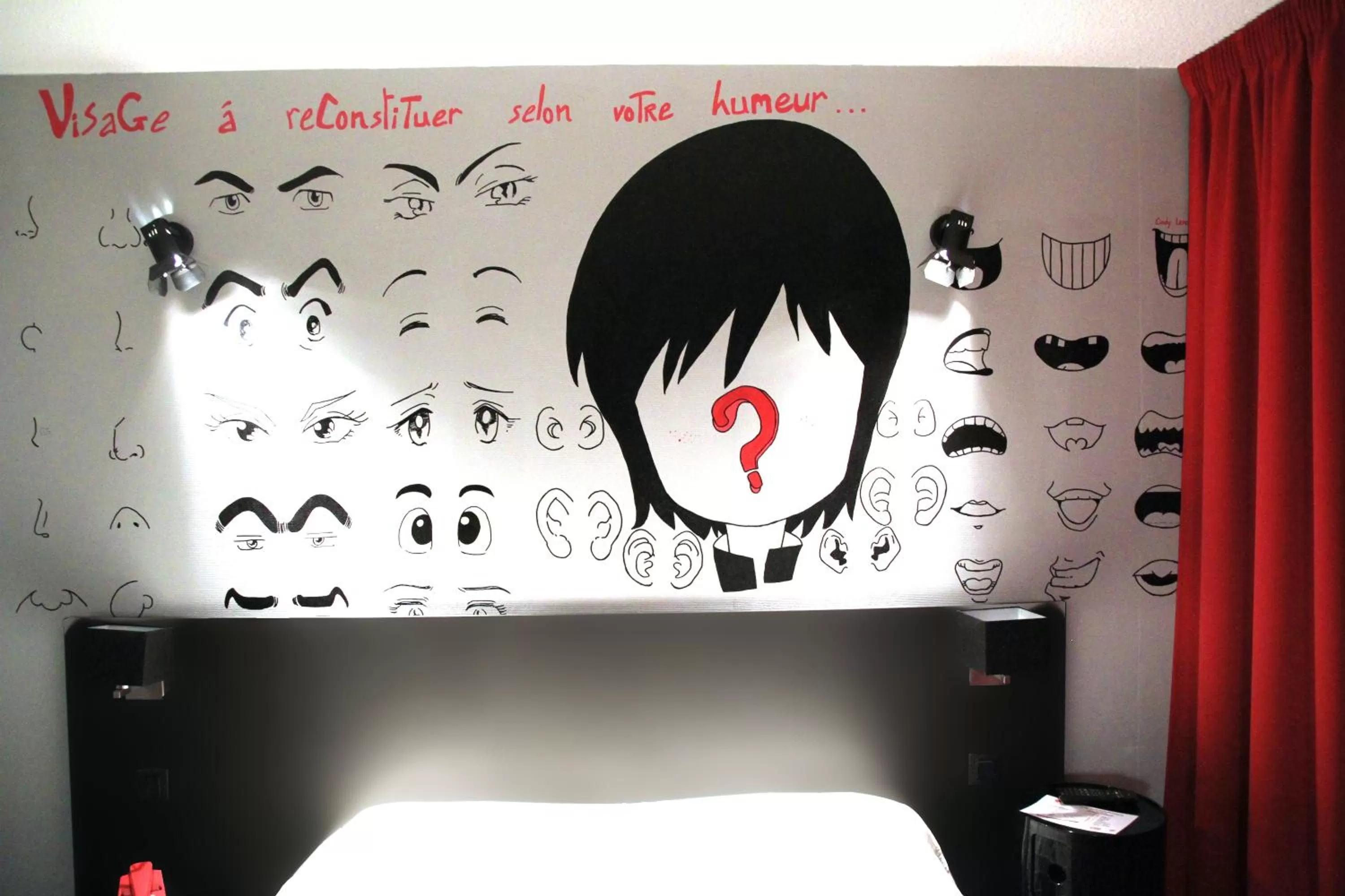 Bedroom, Bed in Dav'hotel Jaude