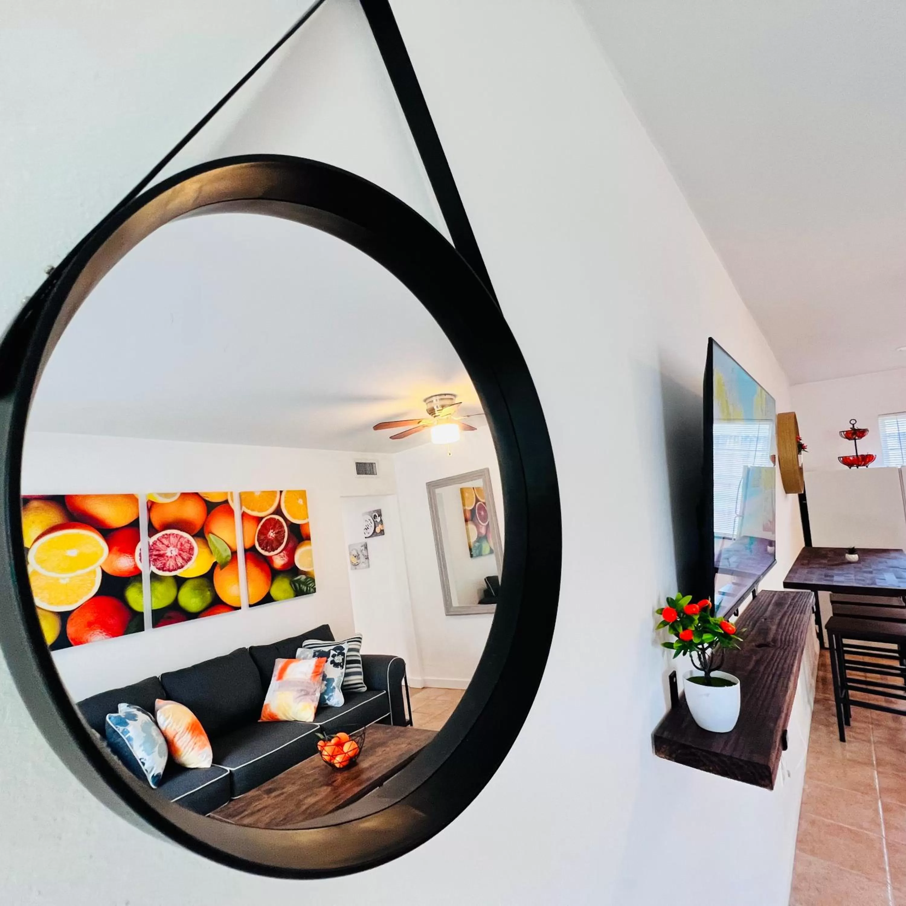 Living room in CocoBay 2BR Condos Near Beach, Galleria Mall, Wilton Manors, Cruise Port