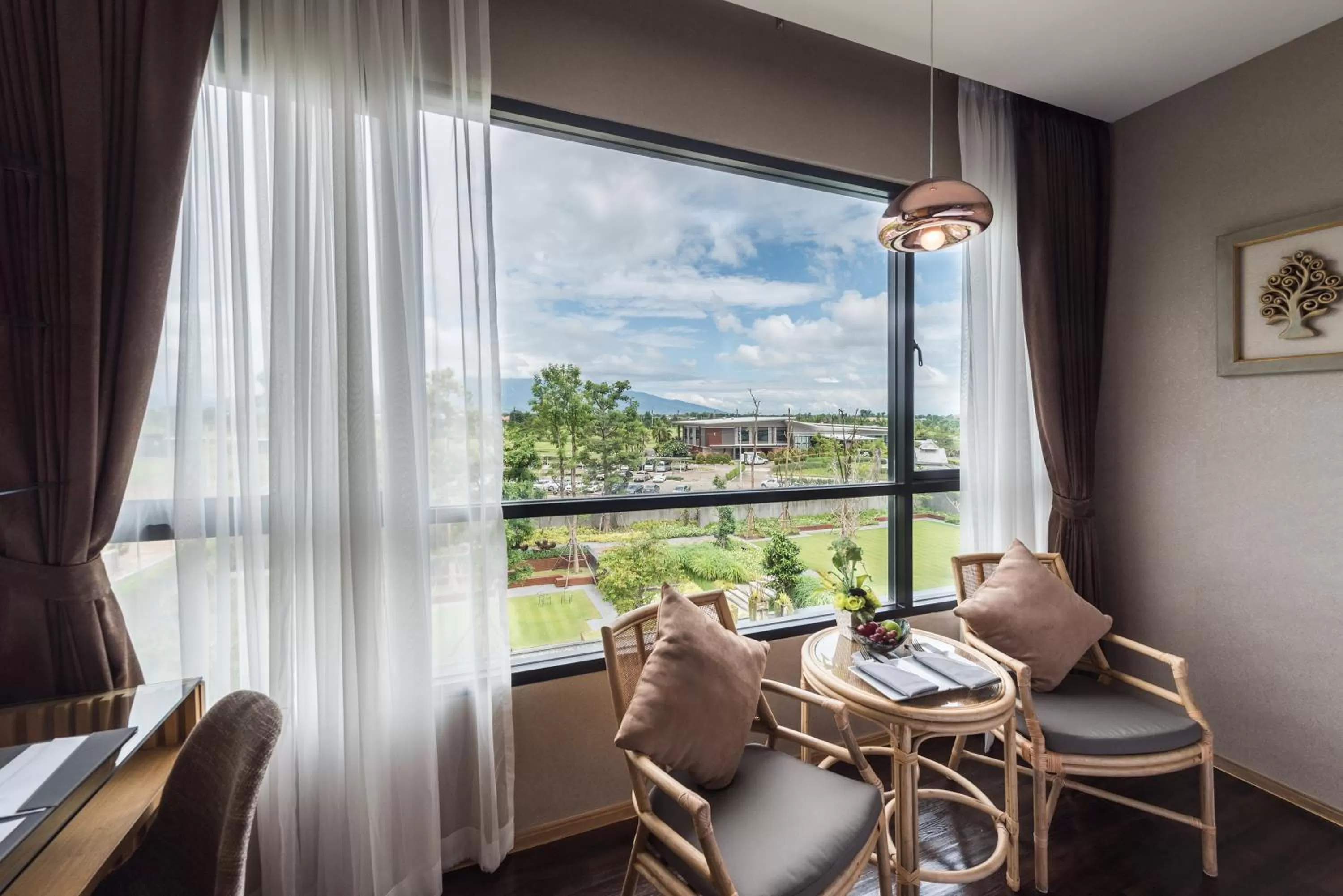 Garden view in North Hill City Resort