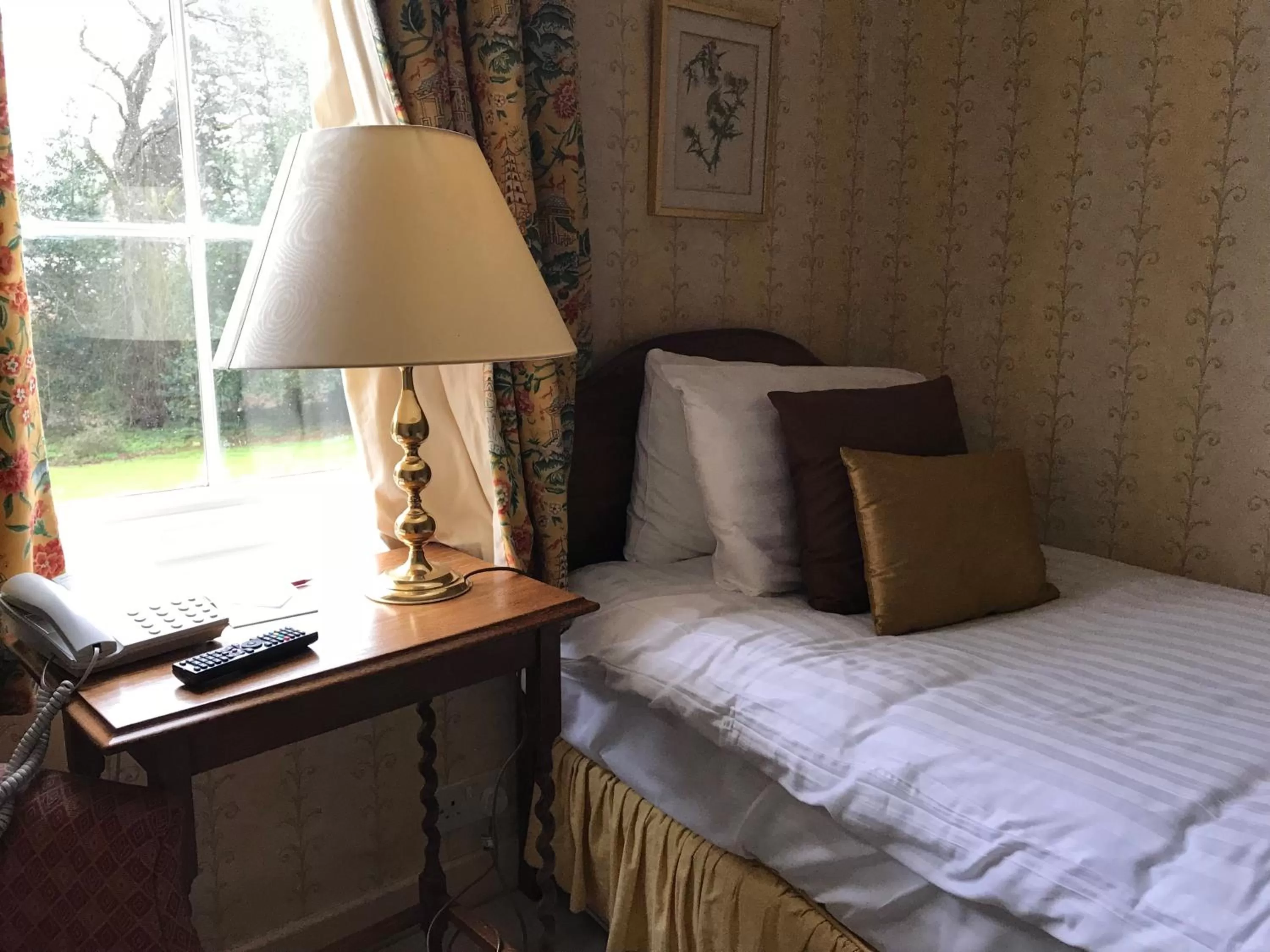 Bed in Stower Grange Hotel