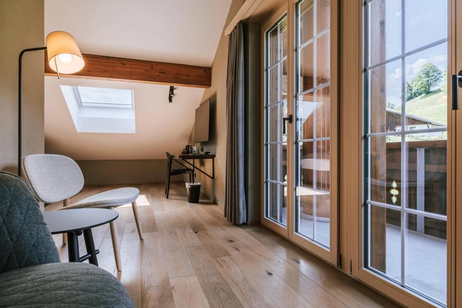 Living room in Hotel Fiescherblick