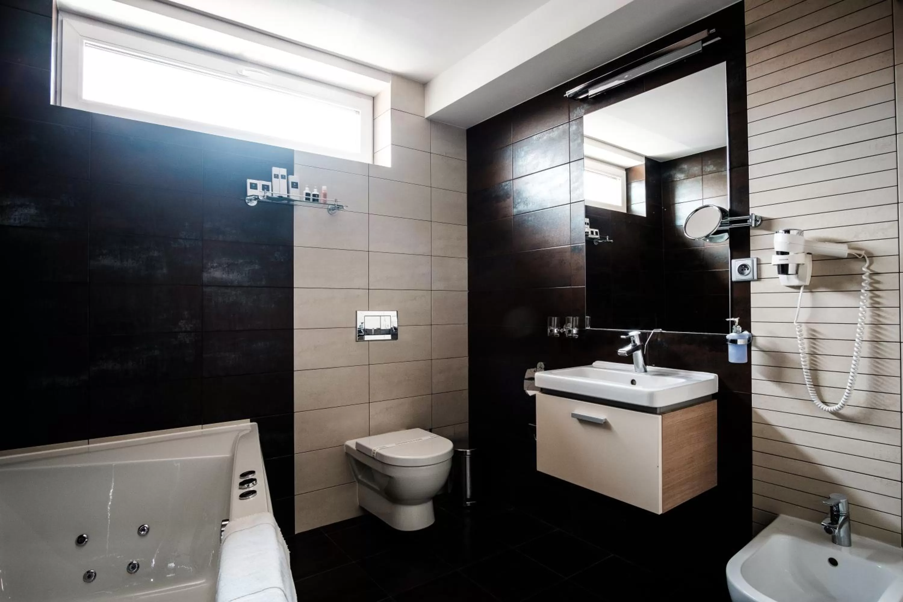 Bathroom in Hotel Deluxe with free Wellness and Fitness Centrum