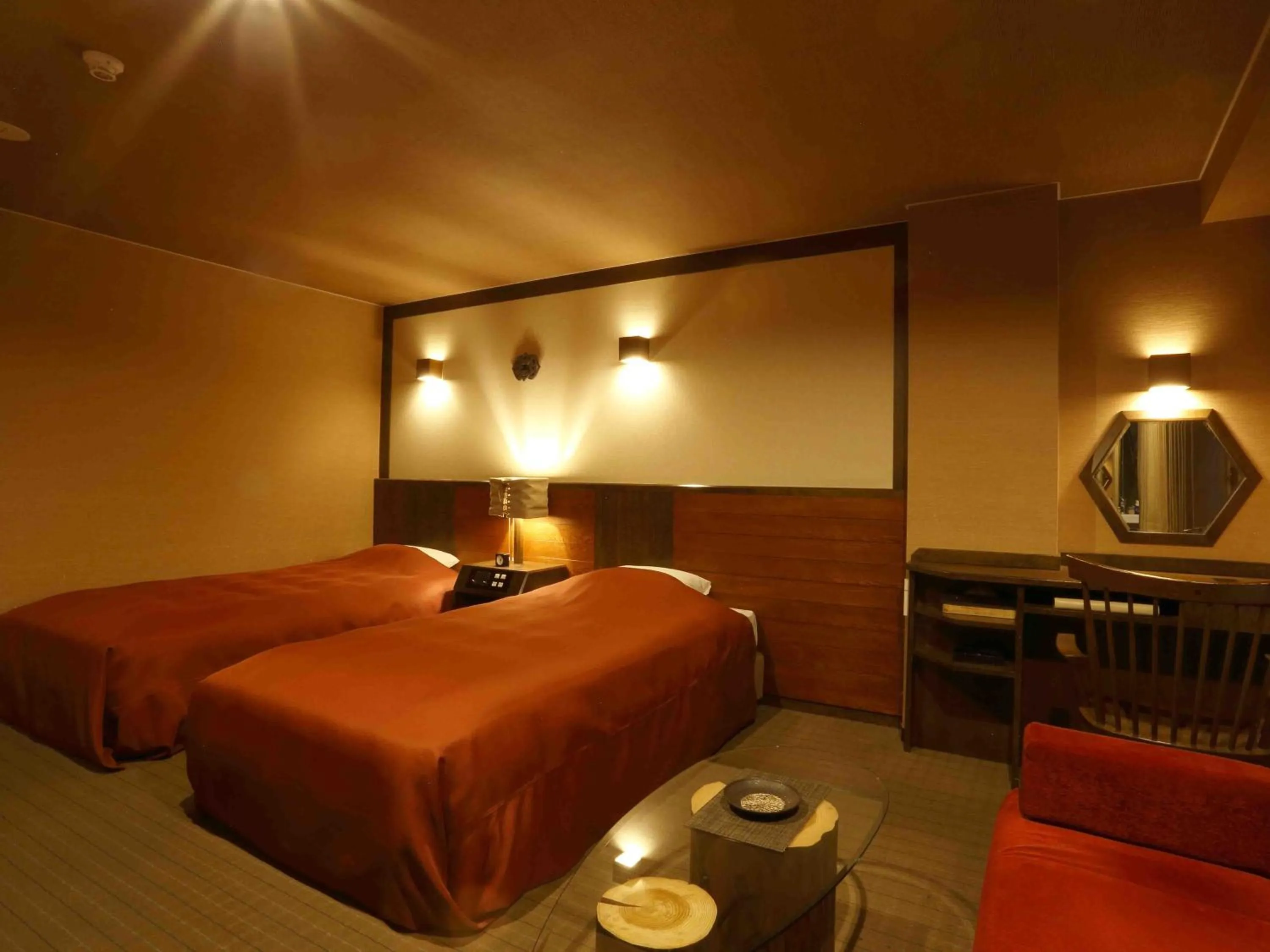 Photo of the whole room, Bed in Hokuten no Oka Abashiriko Tsuruga Resort