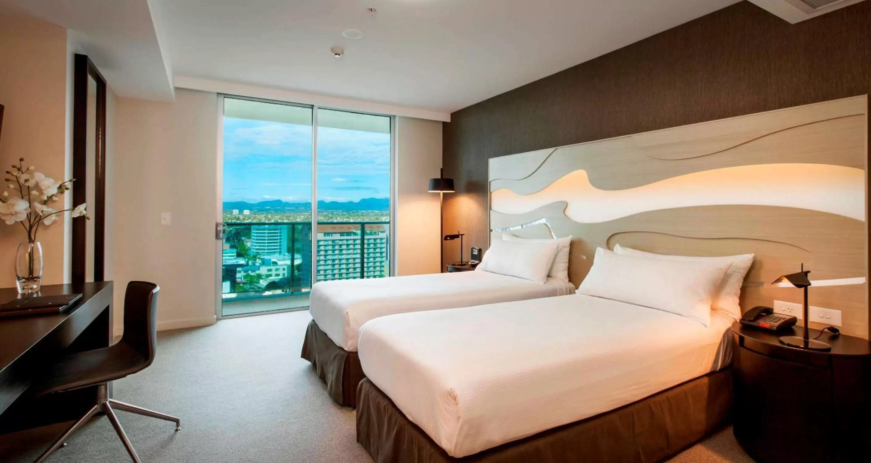 Bedroom, Bed in Hilton Surfers Paradise Hotel & Residences