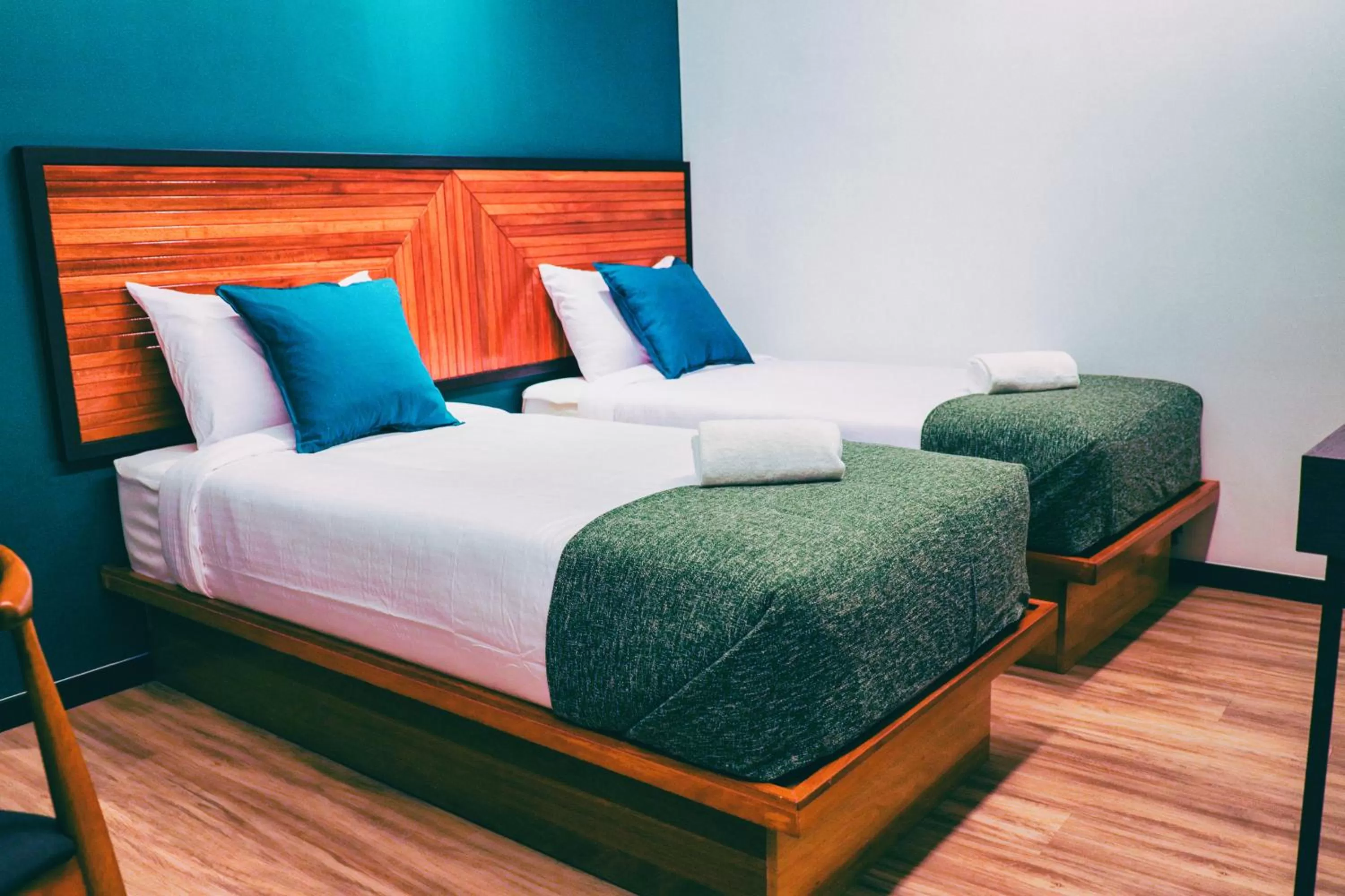 Bed in The Journey hotel