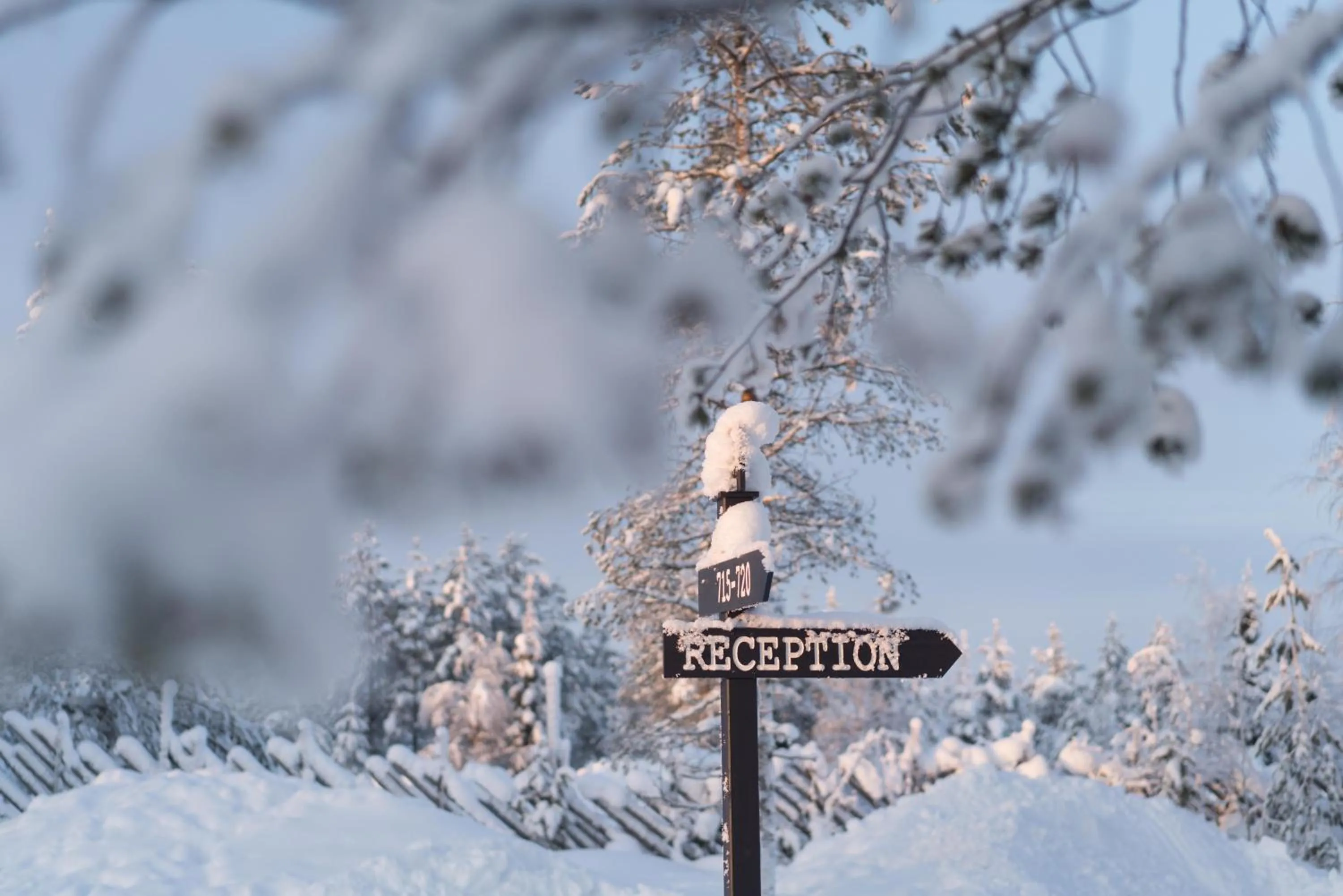 Natural landscape in Santa's Igloos Arctic Circle