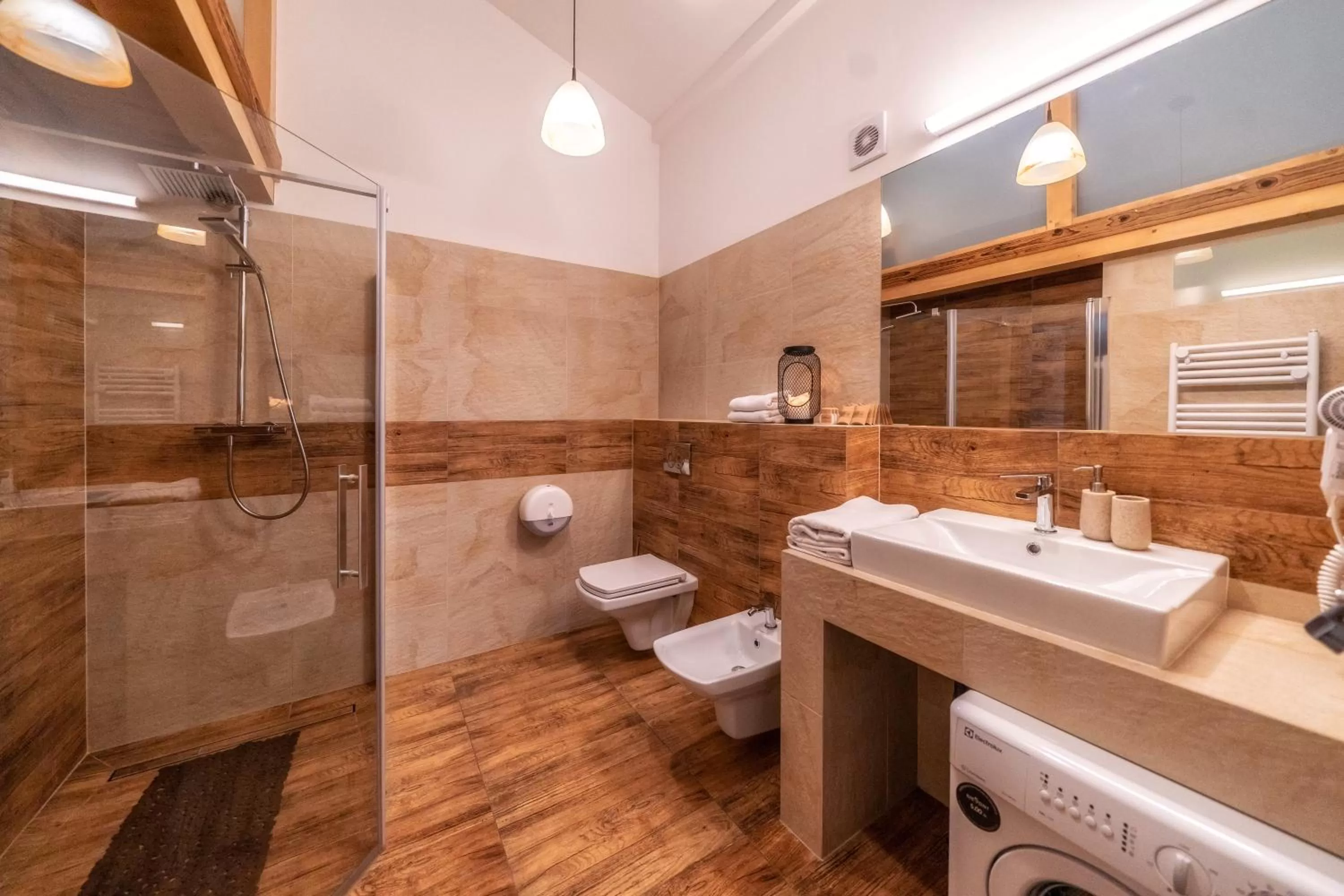 Bathroom in Aparthotel Giewont