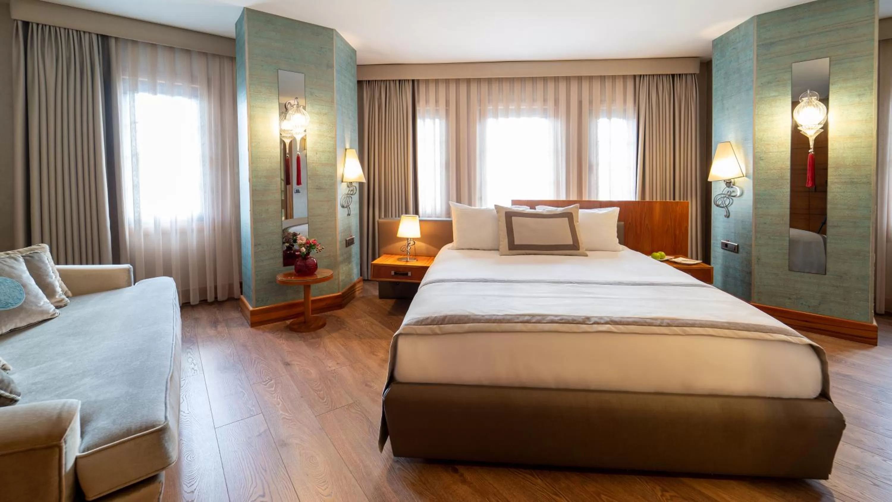 Bed in Biz Cevahir Hotel Sultanahmet