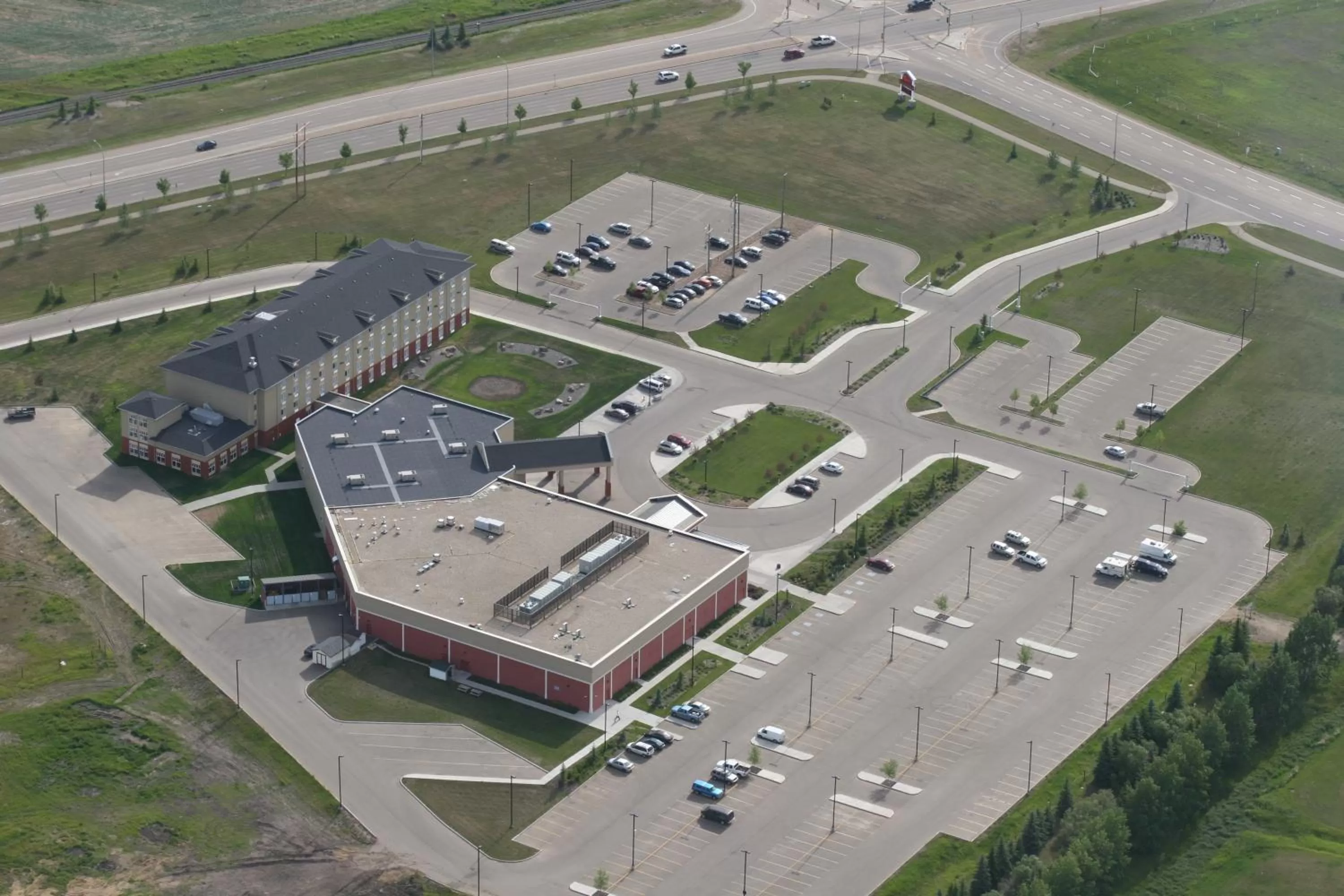 Bird's eye view in Camrose Resort Hotel