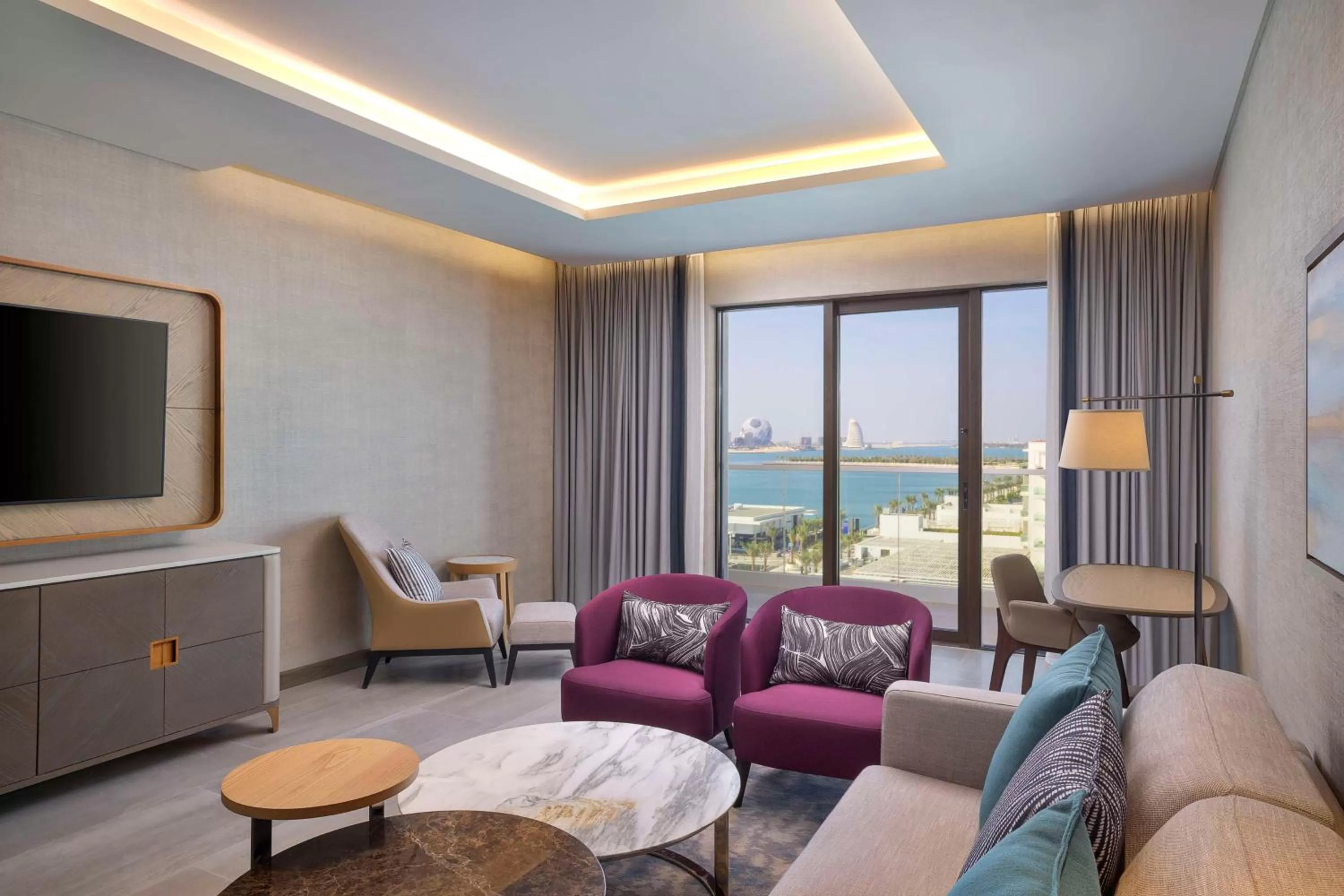 Bedroom in Hilton Abu Dhabi Yas Island