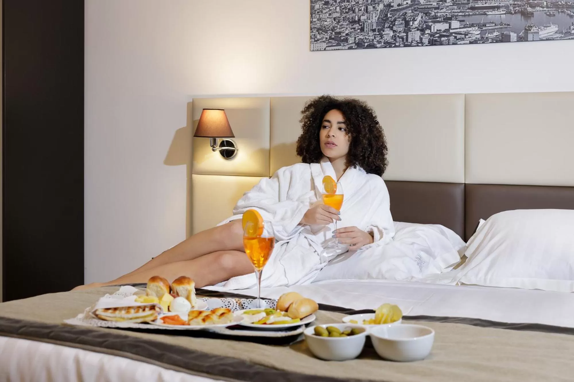 Bed in Hotel Palazzo Argenta