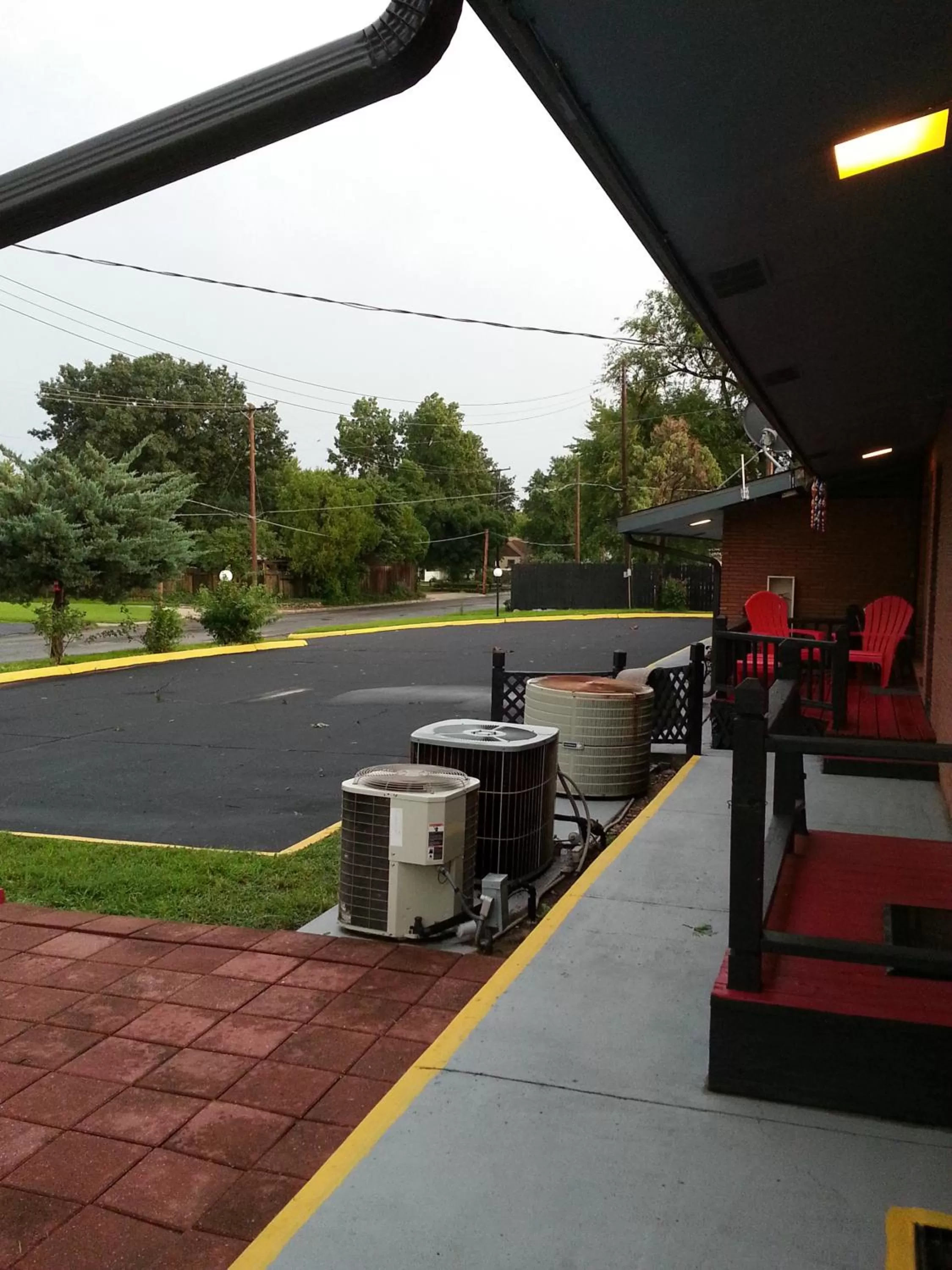 Patio in Diamond Motel - Abilene