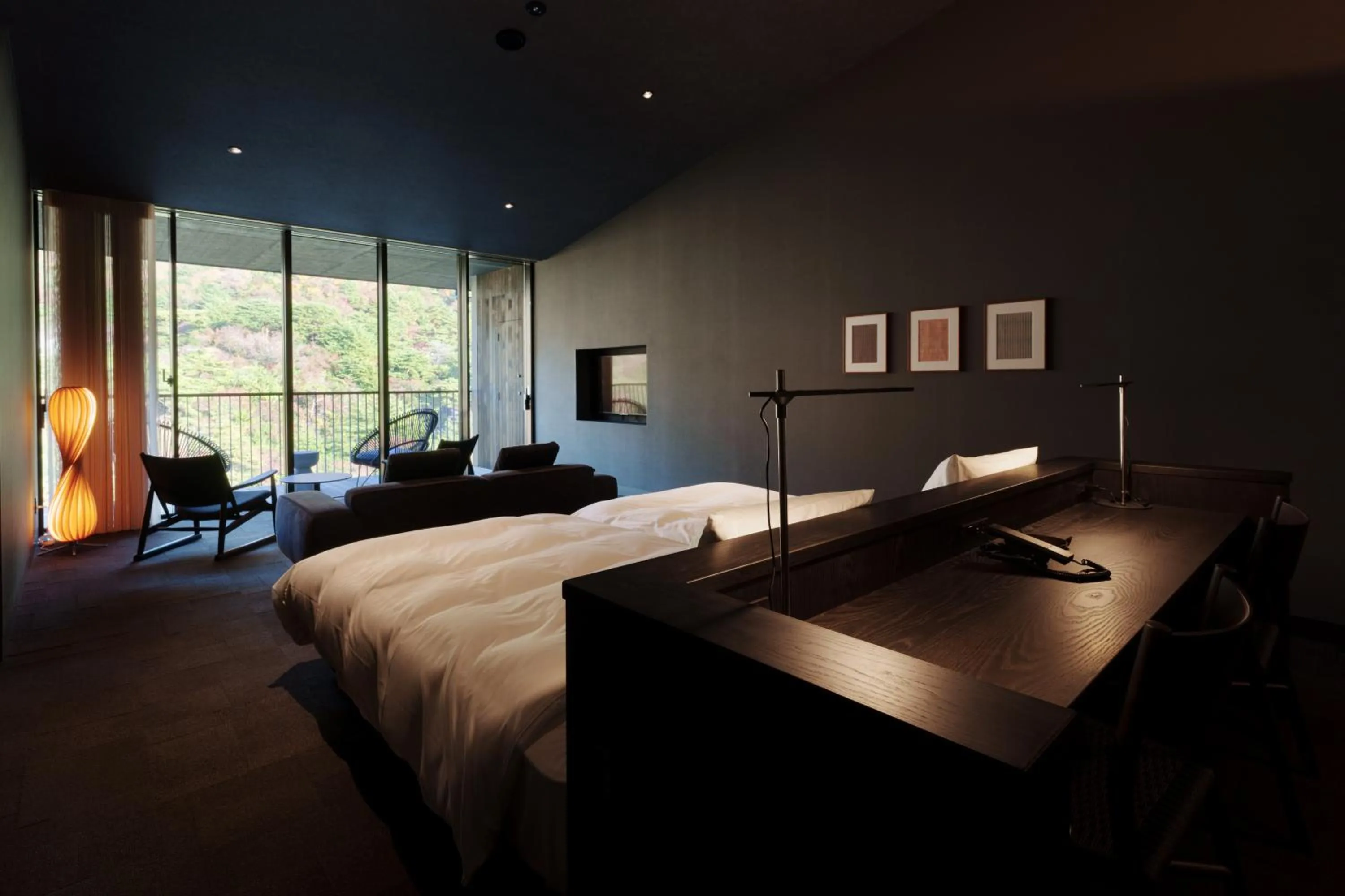 Photo of the whole room, Bed in Unzen Miyazaki Ryokan