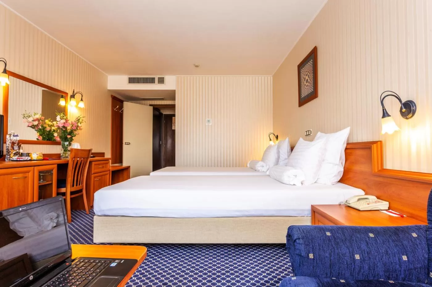 Bed in Grand Hotel Plovdiv