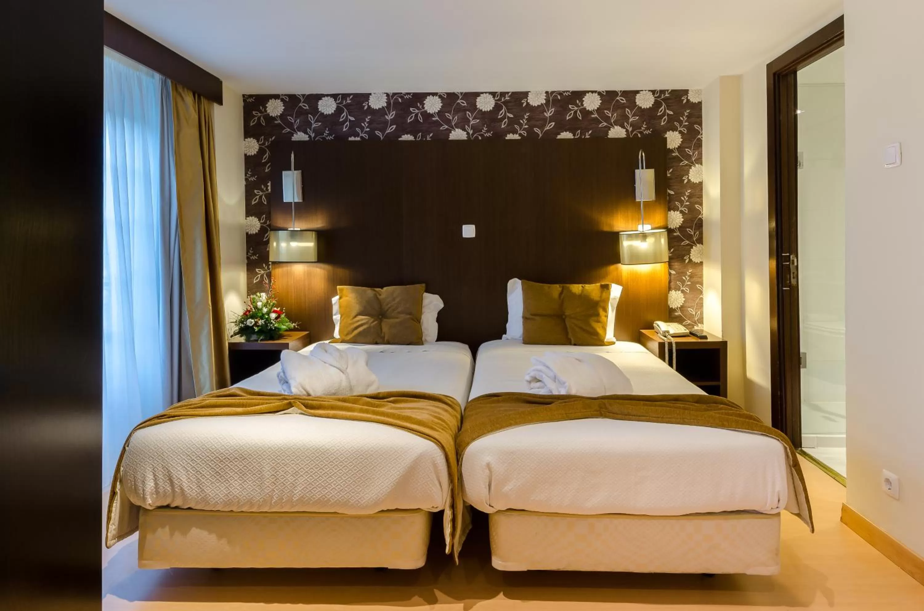 Bed in Hotel Duas Nações