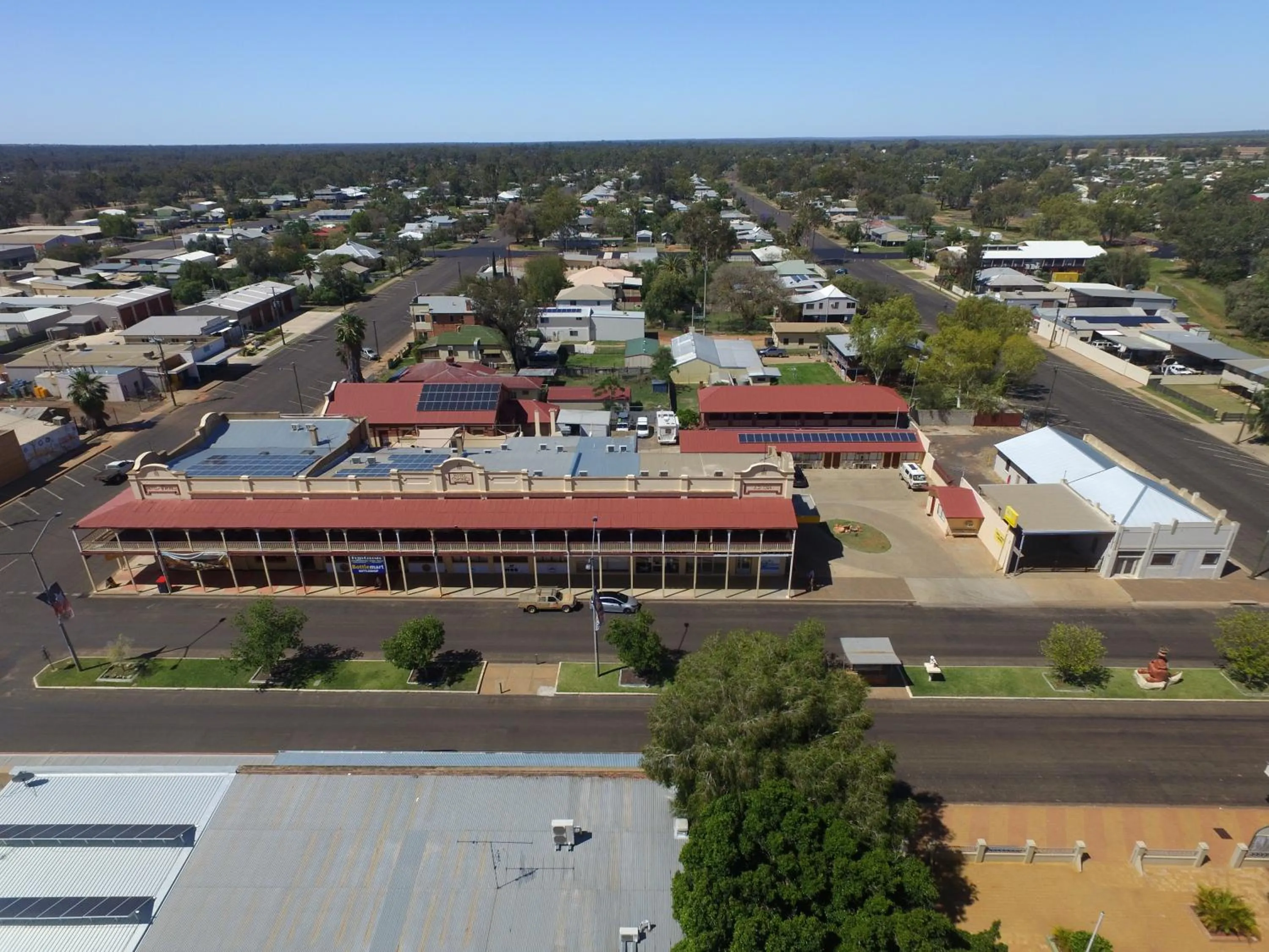 Property building in Hotel Corones