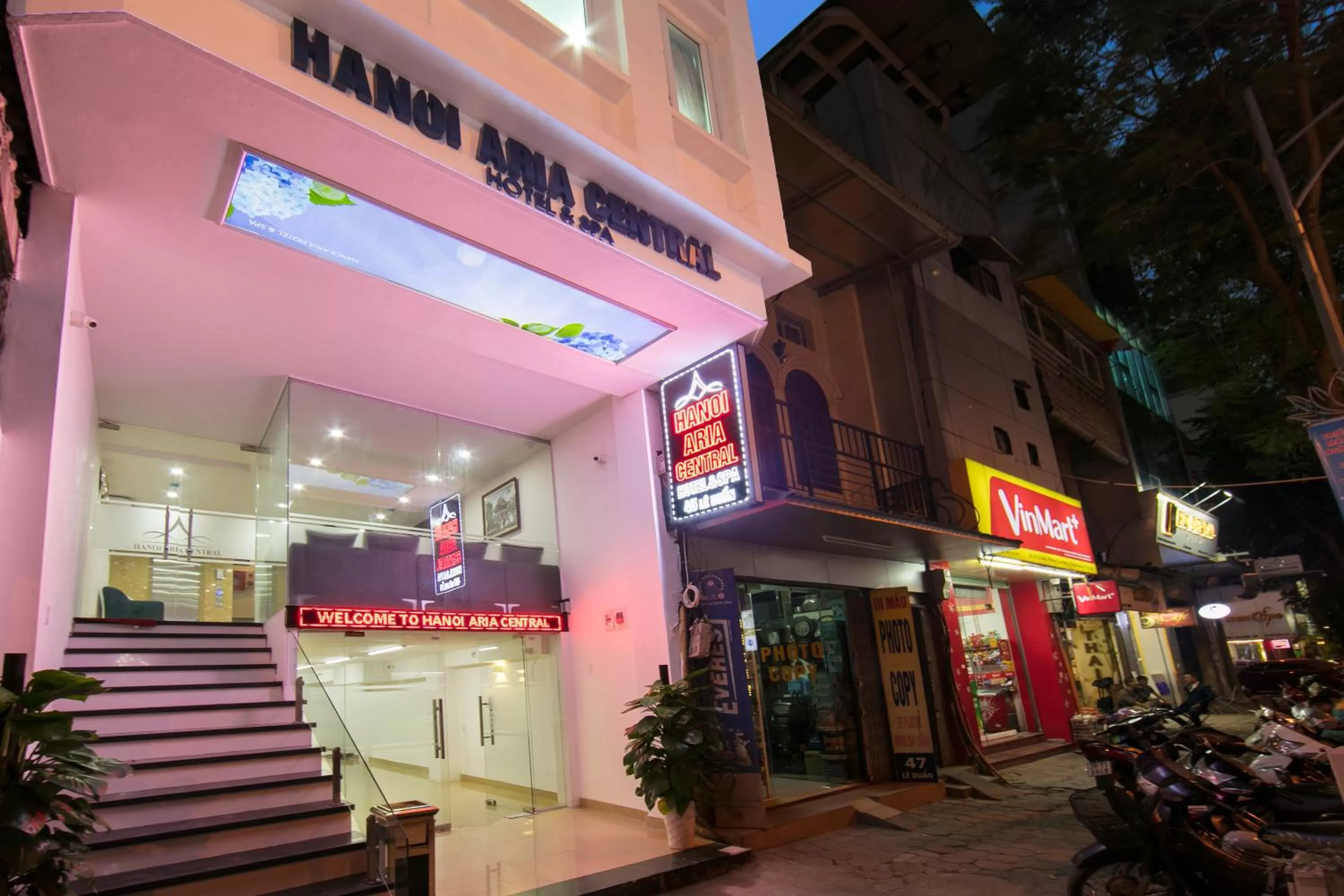 Facade/entrance in Hanoi Aria Central Hotel & Spa