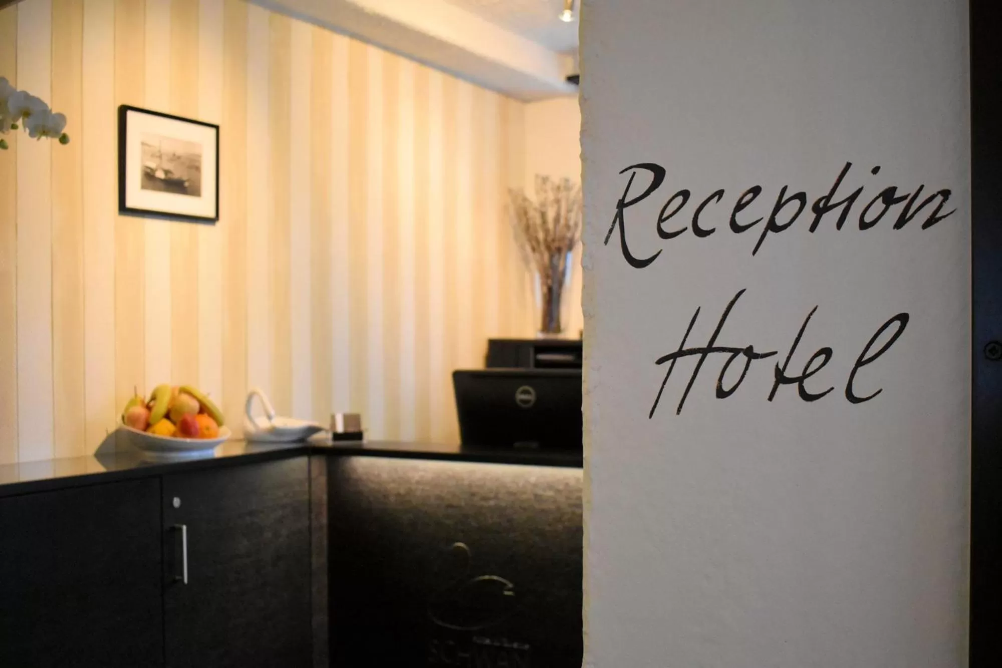 Lobby or reception in Romantik Hotel Schwan