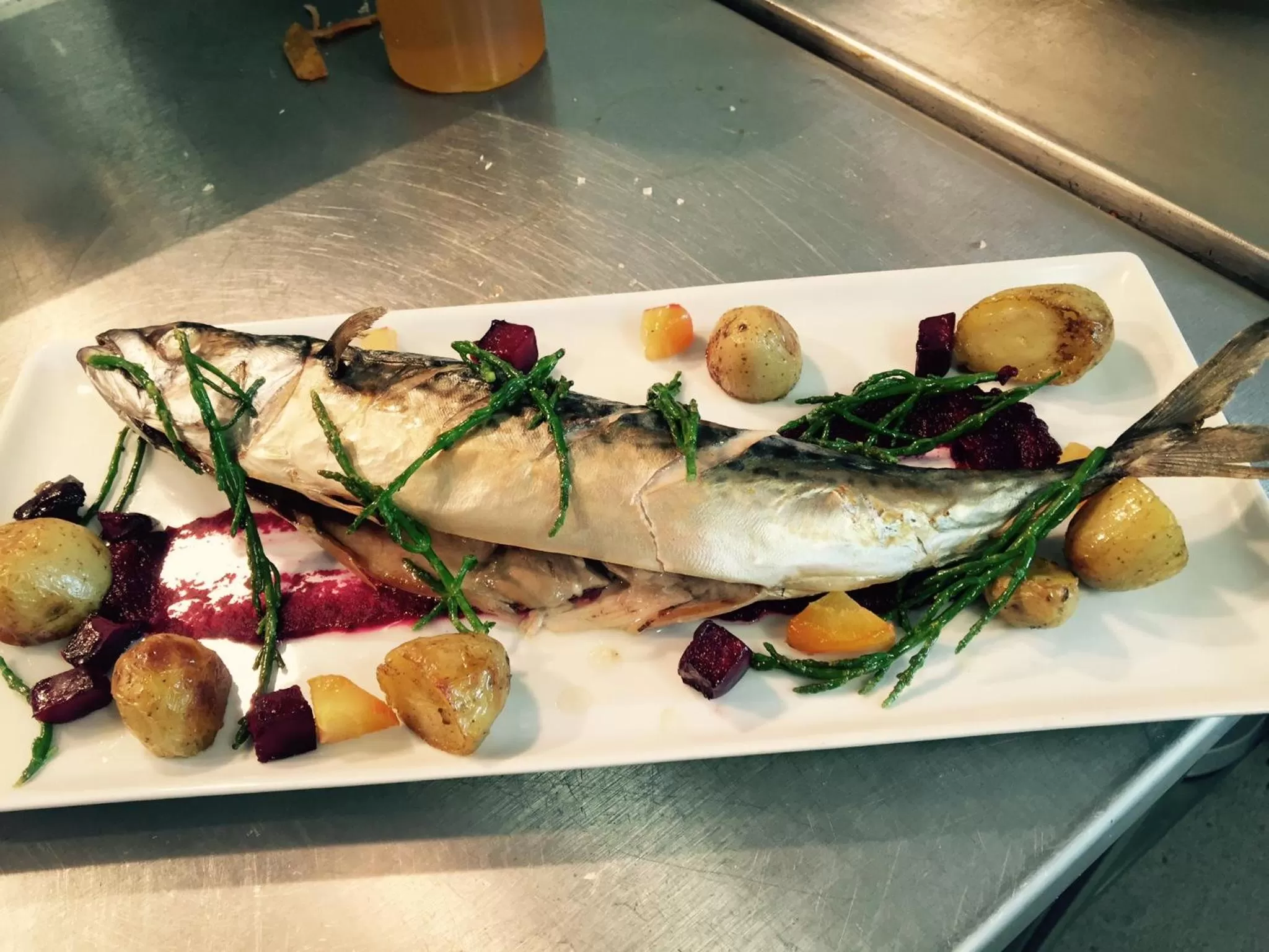 Food close-up in The Poltimore Inn