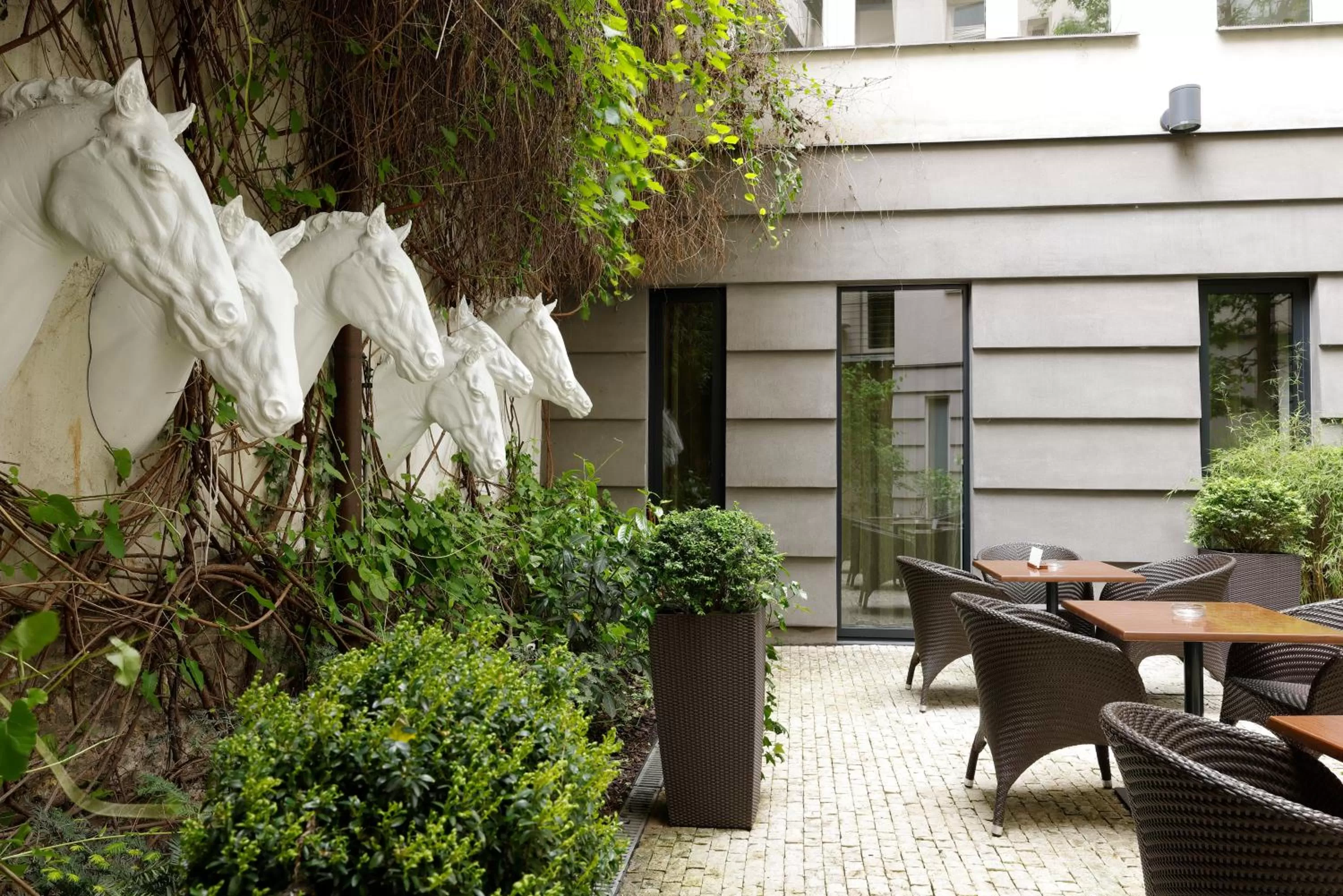 Garden in Hotel Prokop Square