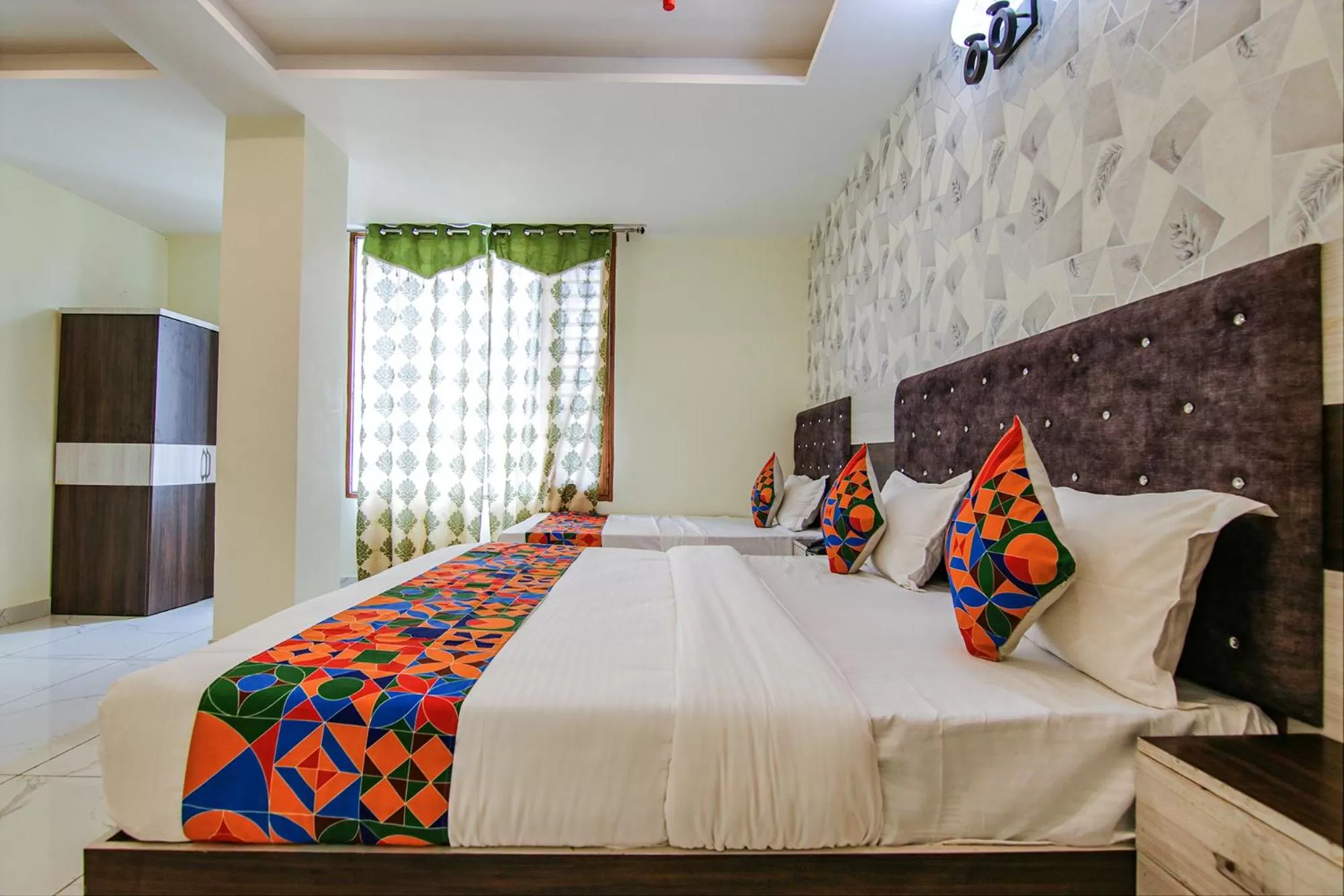 Photo of the whole room, Bed in FabHotel Meridian Inn