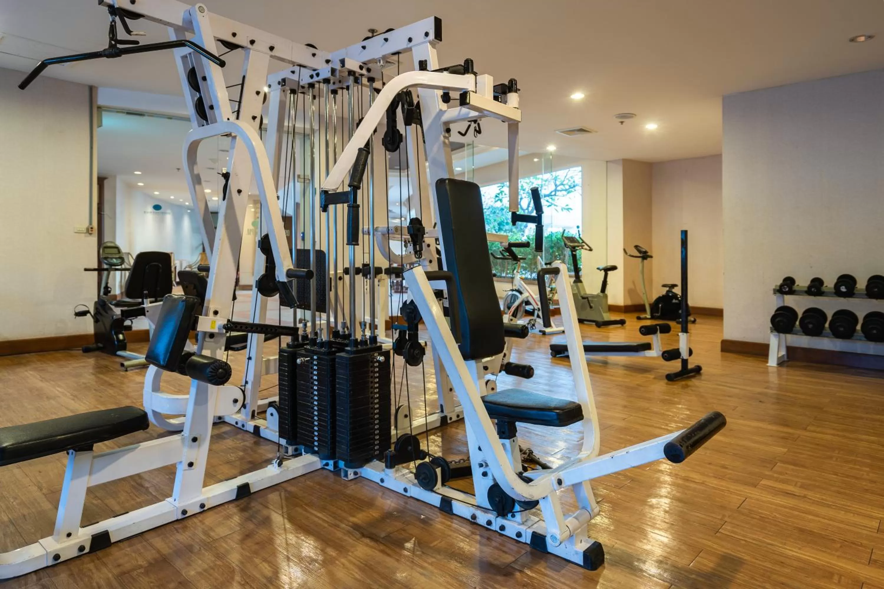 Fitness centre/facilities in Jomtien Palm Beach Hotel and Resort