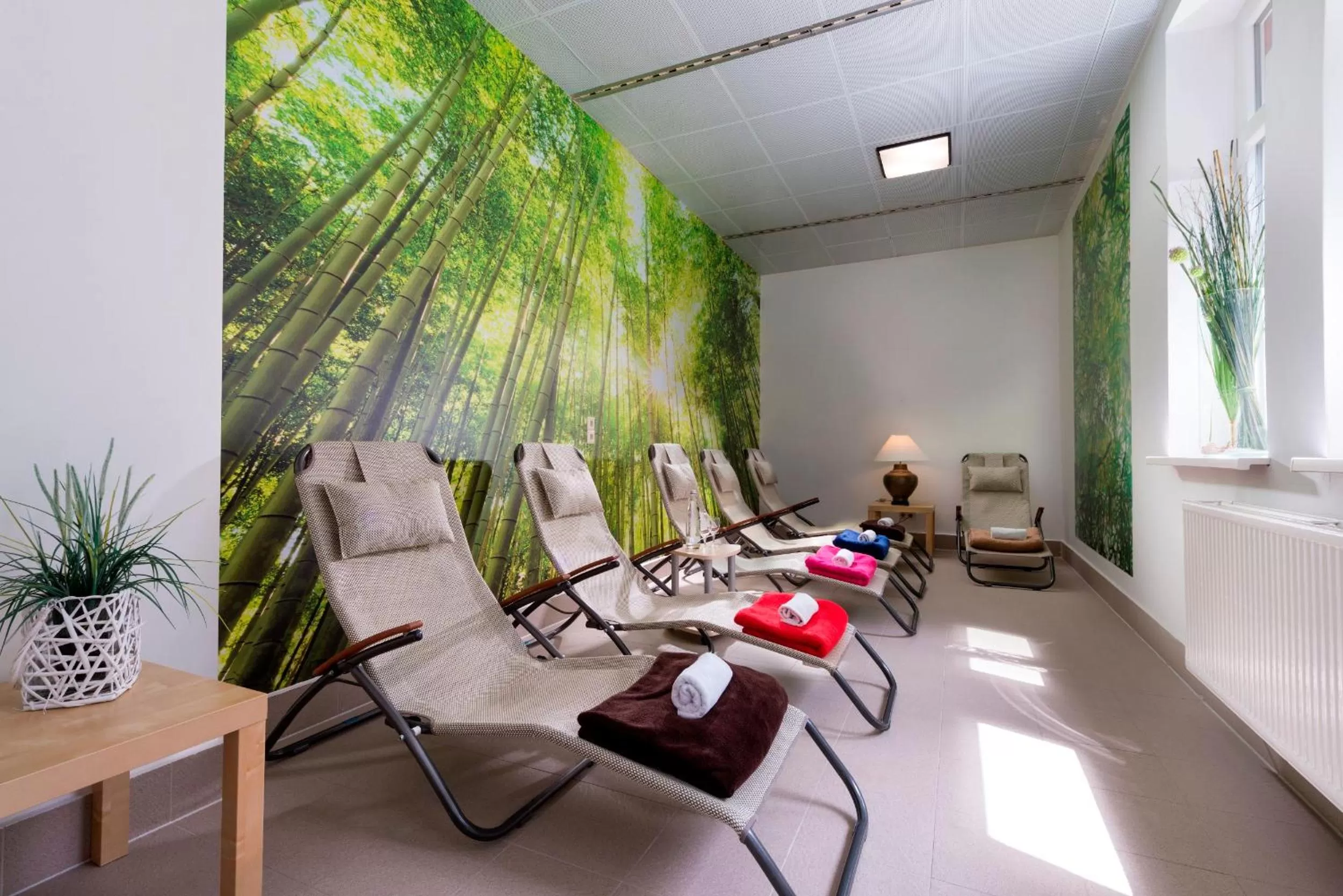 Sauna in AHORN Waldhotel Altenberg