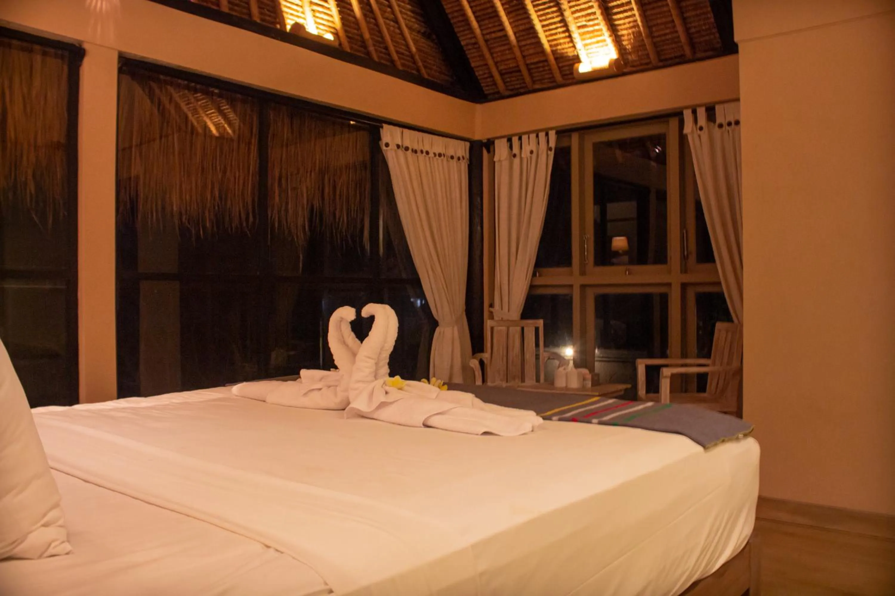 Bed in Villa Puri Darma Agung