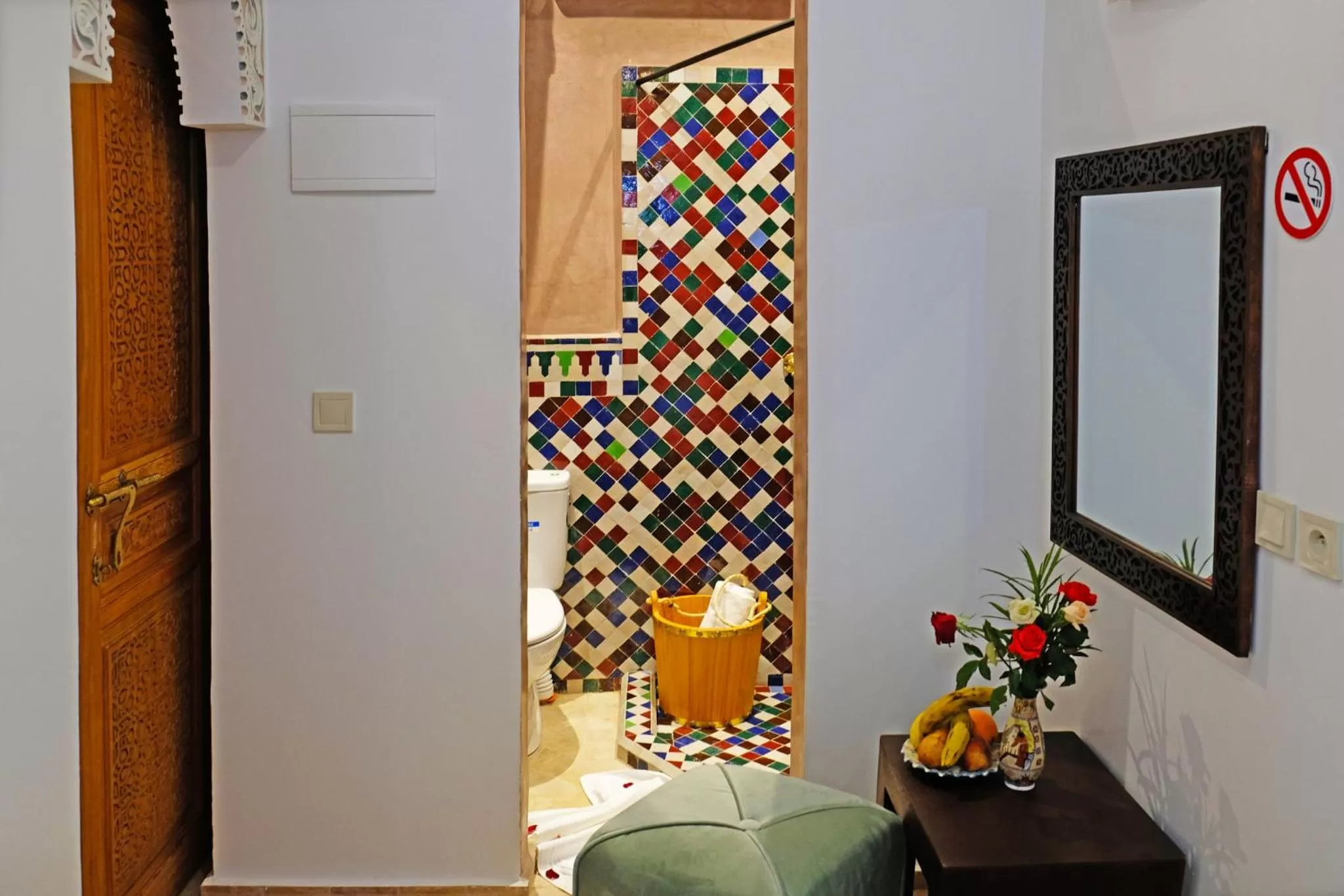 Bathroom in Riad ZANOUBA