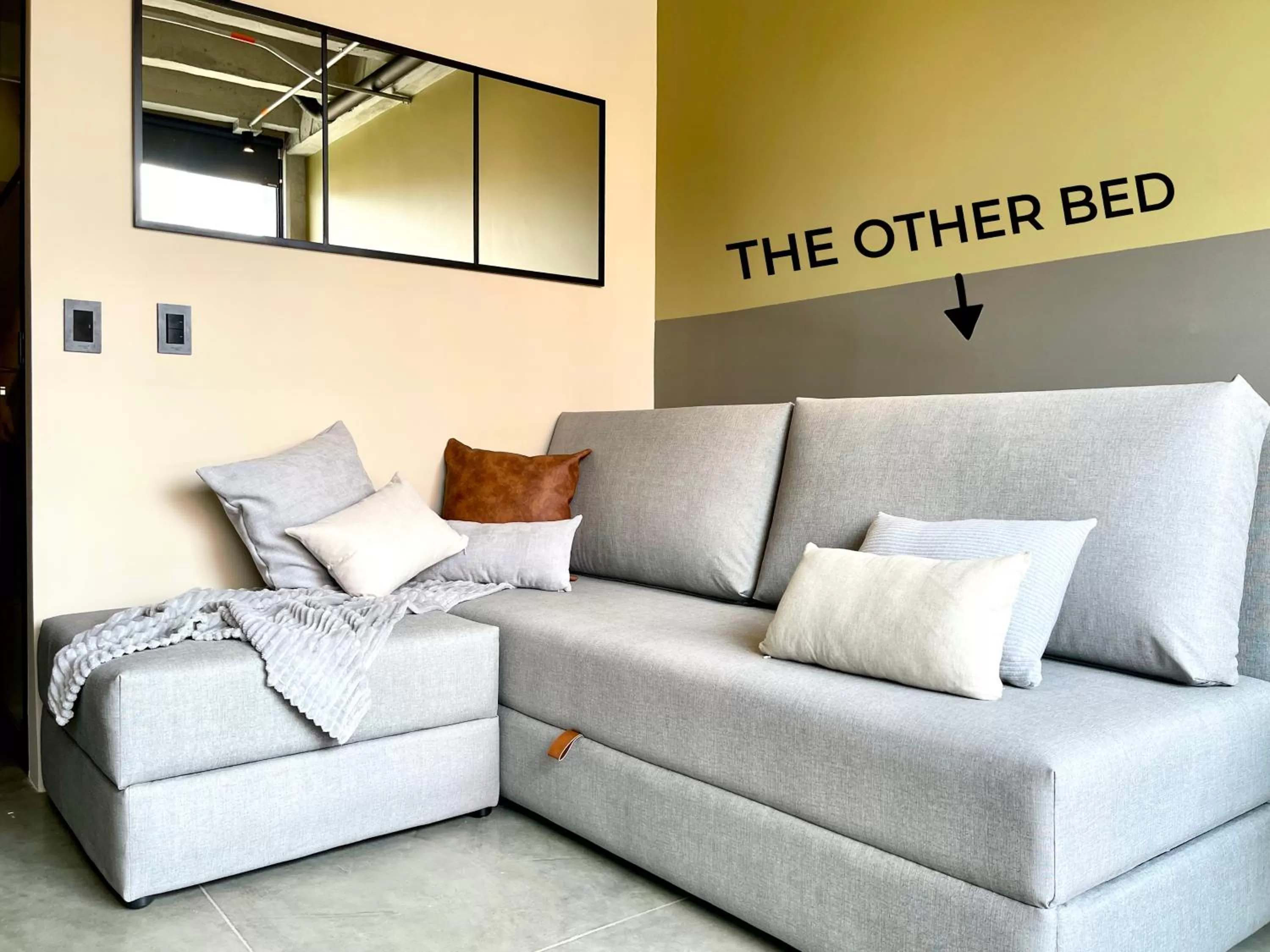 Living room, Bed in Beminimal Hotel